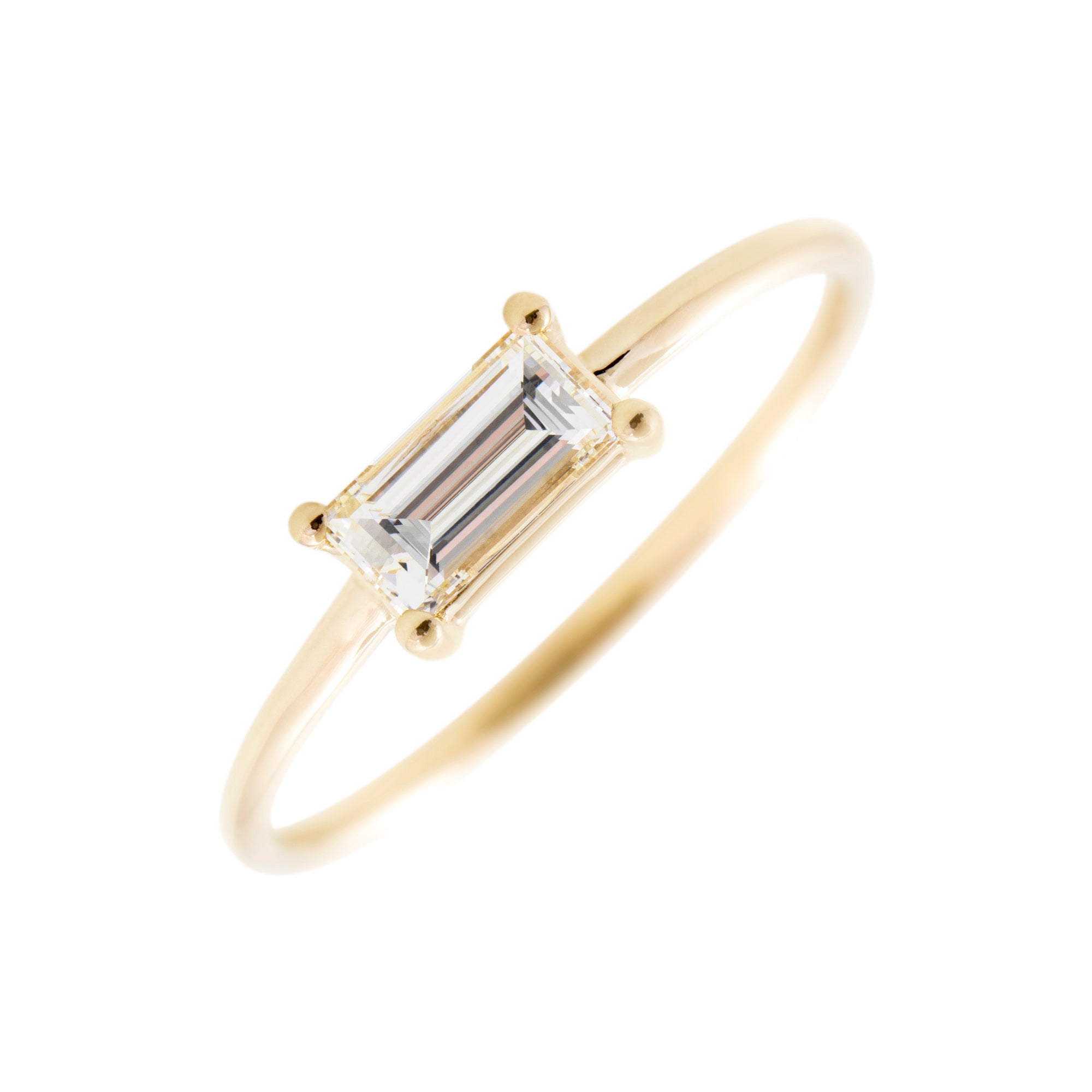 Anillo Baguette Maxi - Blanca Jewels