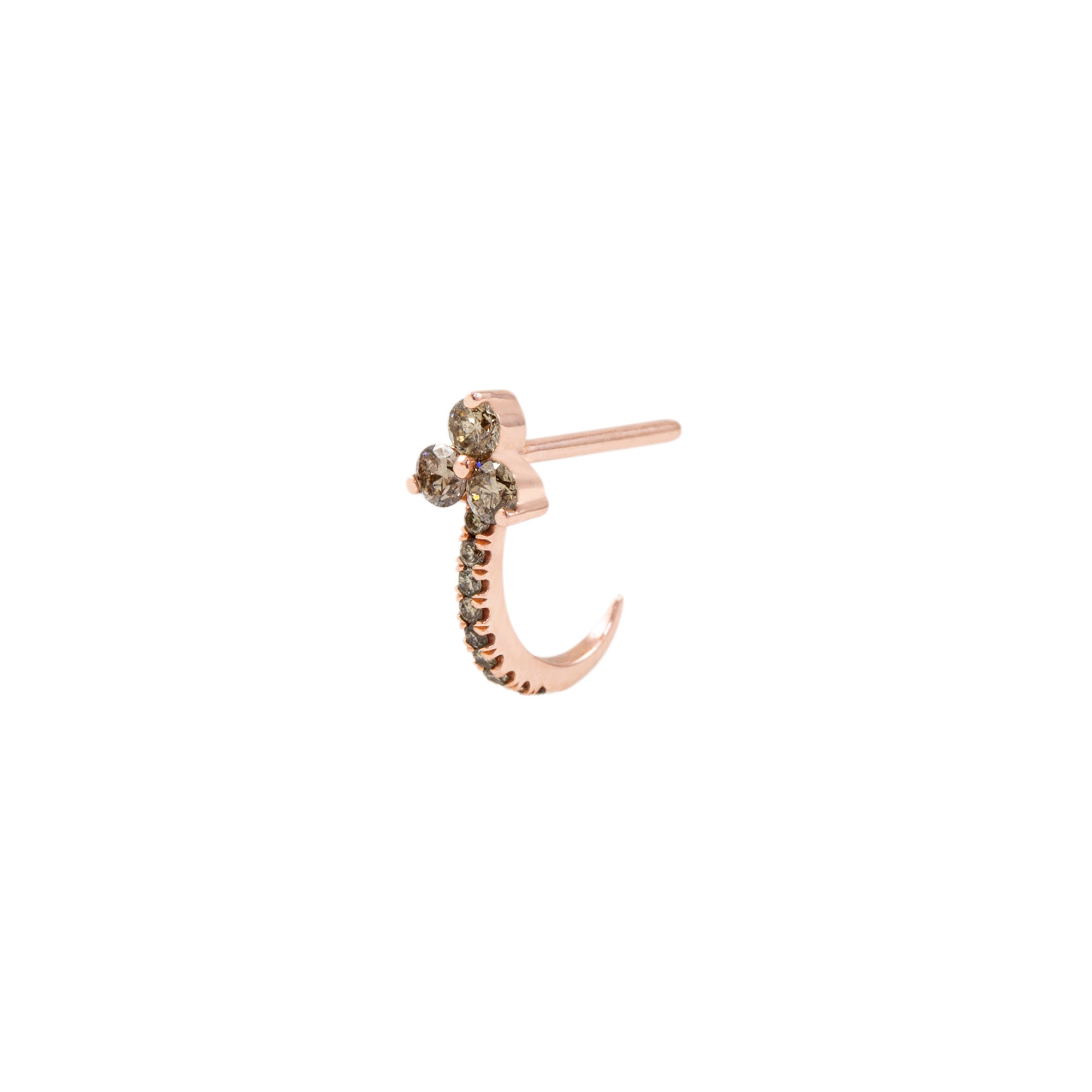 Pendiente Trinity Marron Mini
