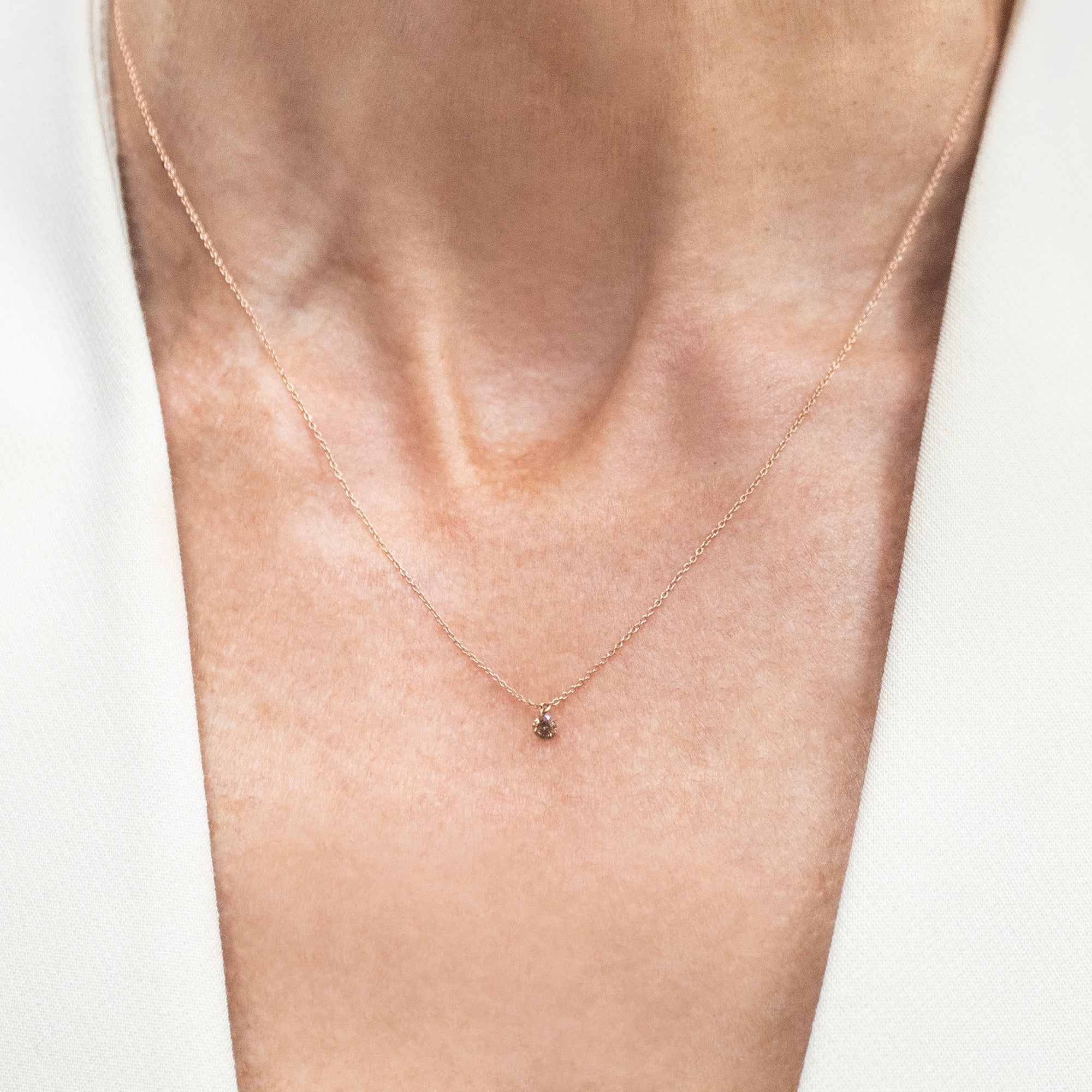 Gargantilla Miriam Brown - Blanca Jewels
