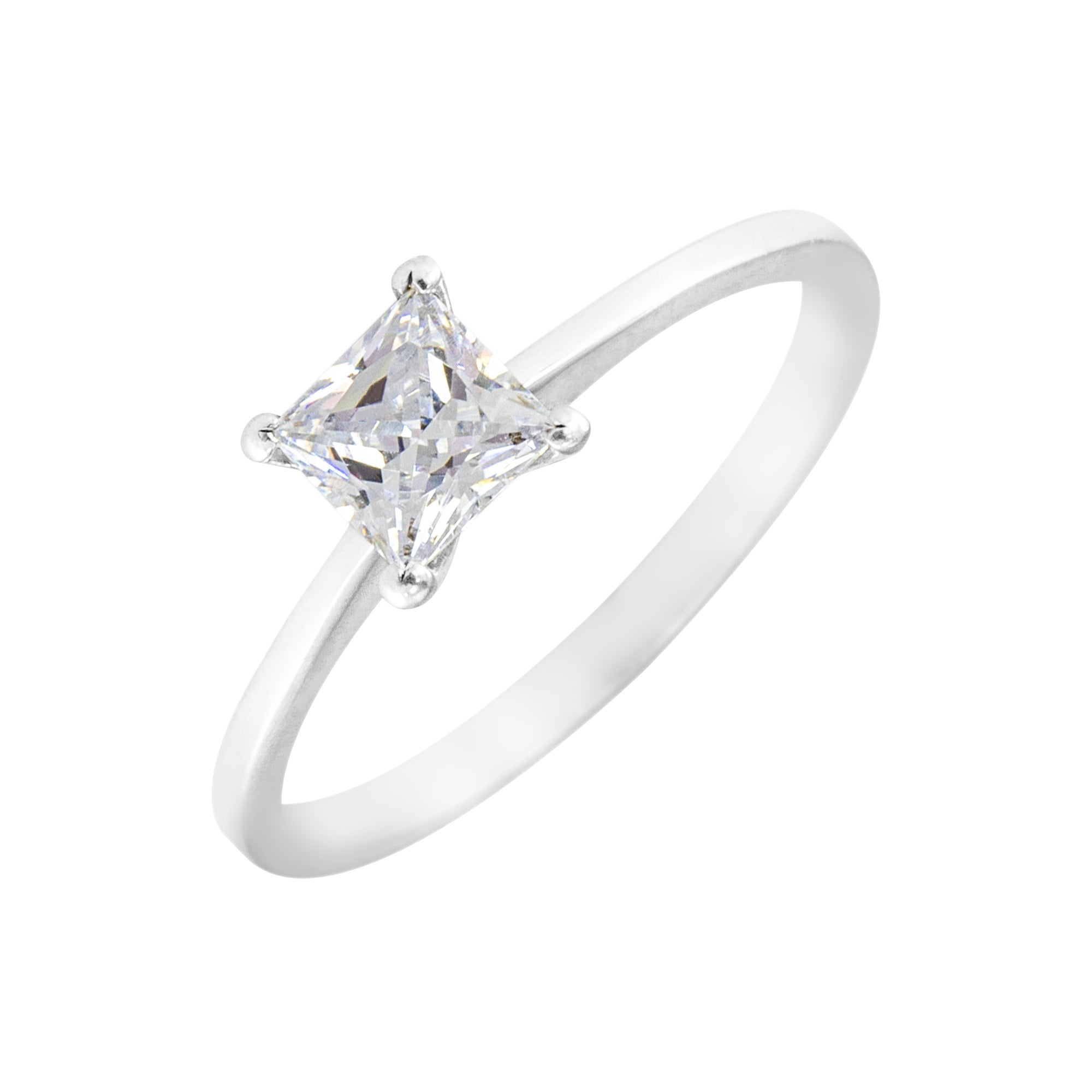 Anillo Solitario Princesa - Blanca Jewels