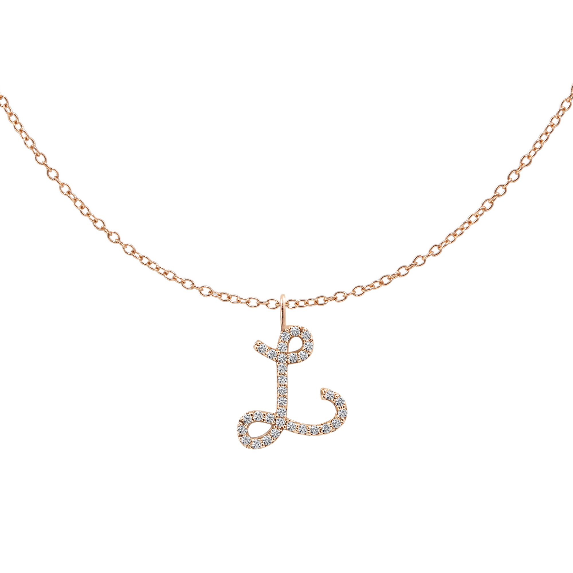 Pendentif Maxi Lettre Anglaise Personnalisé