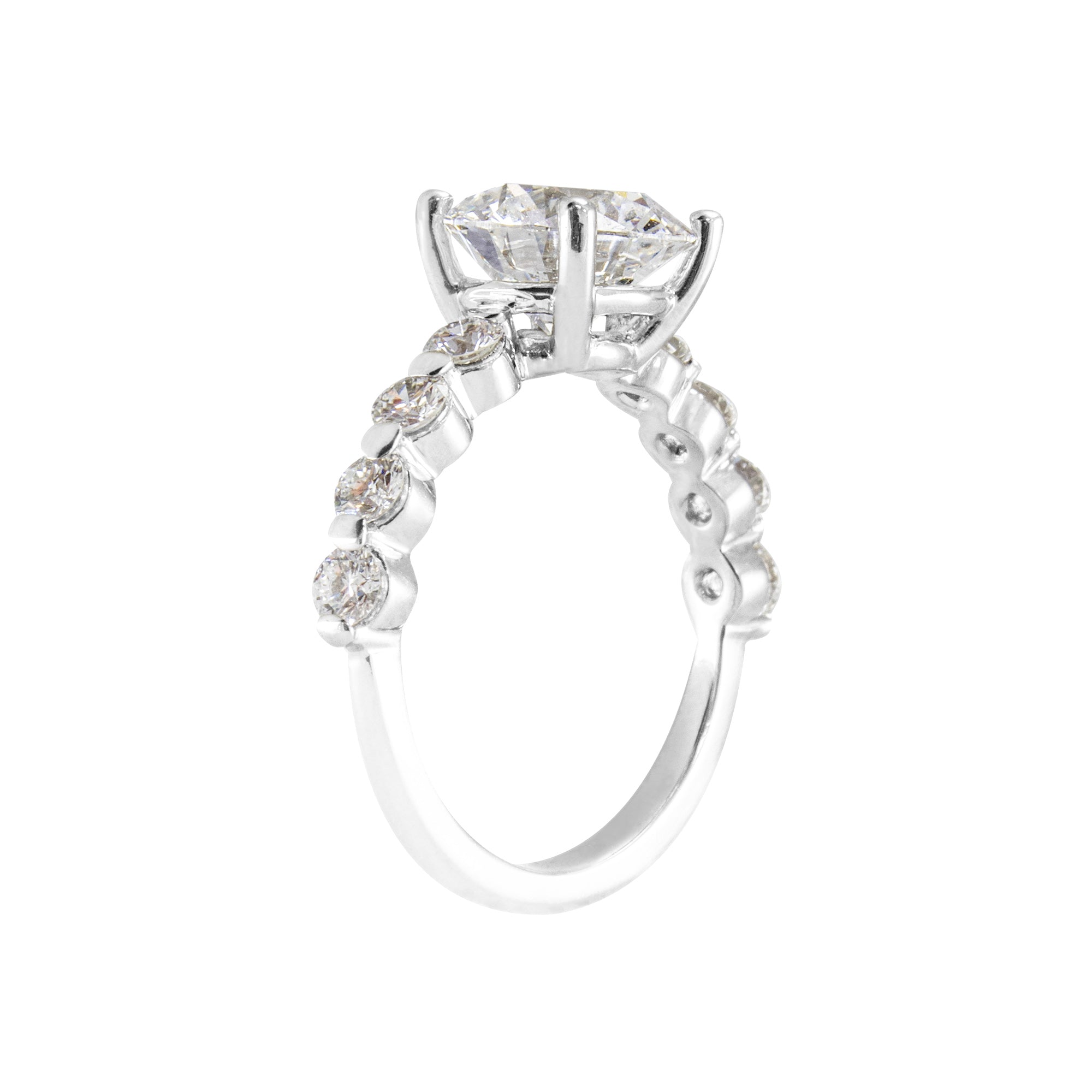 florencia con piedra redonda - Blanca Jewels