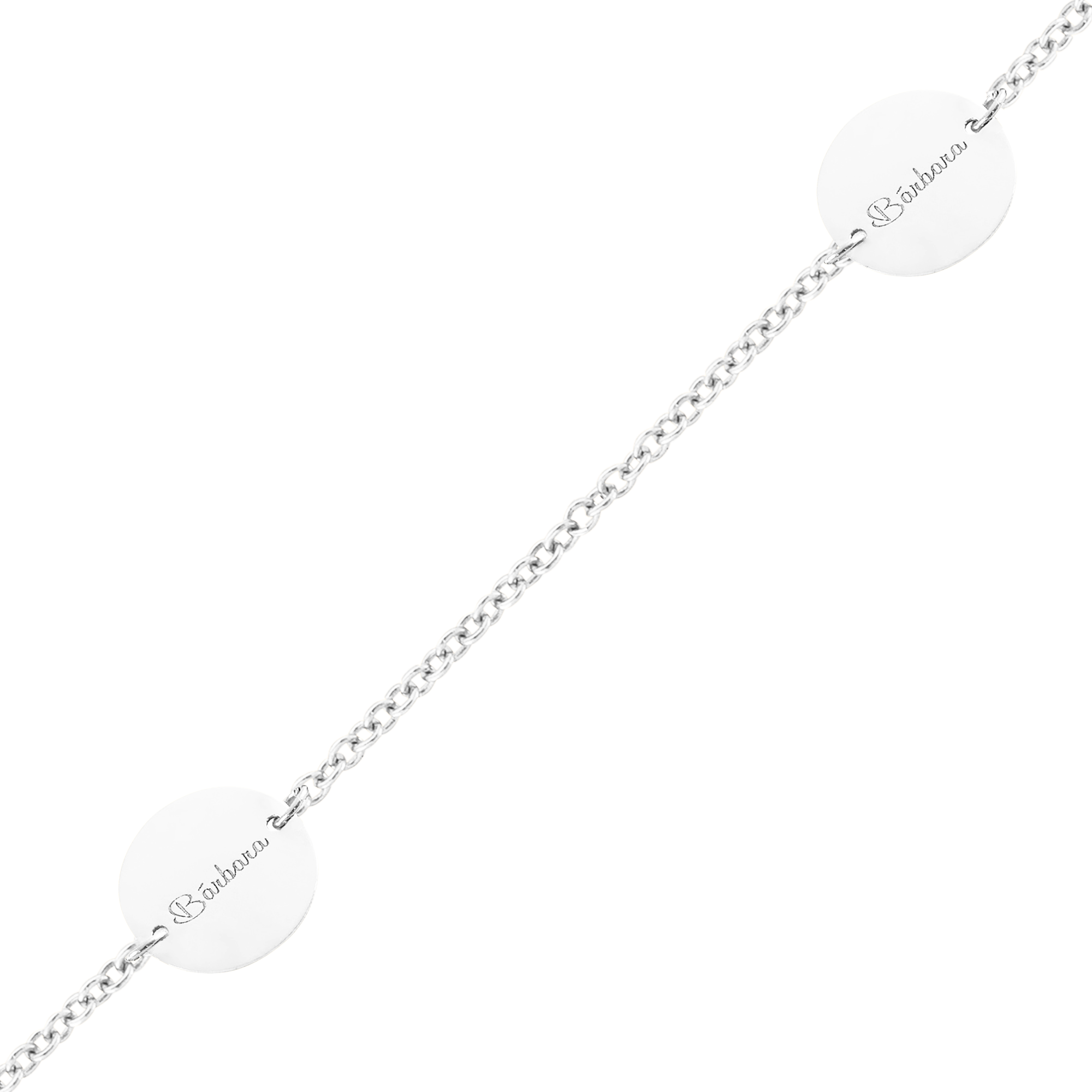 Brazalete Inglés 2 medallas Personalizado