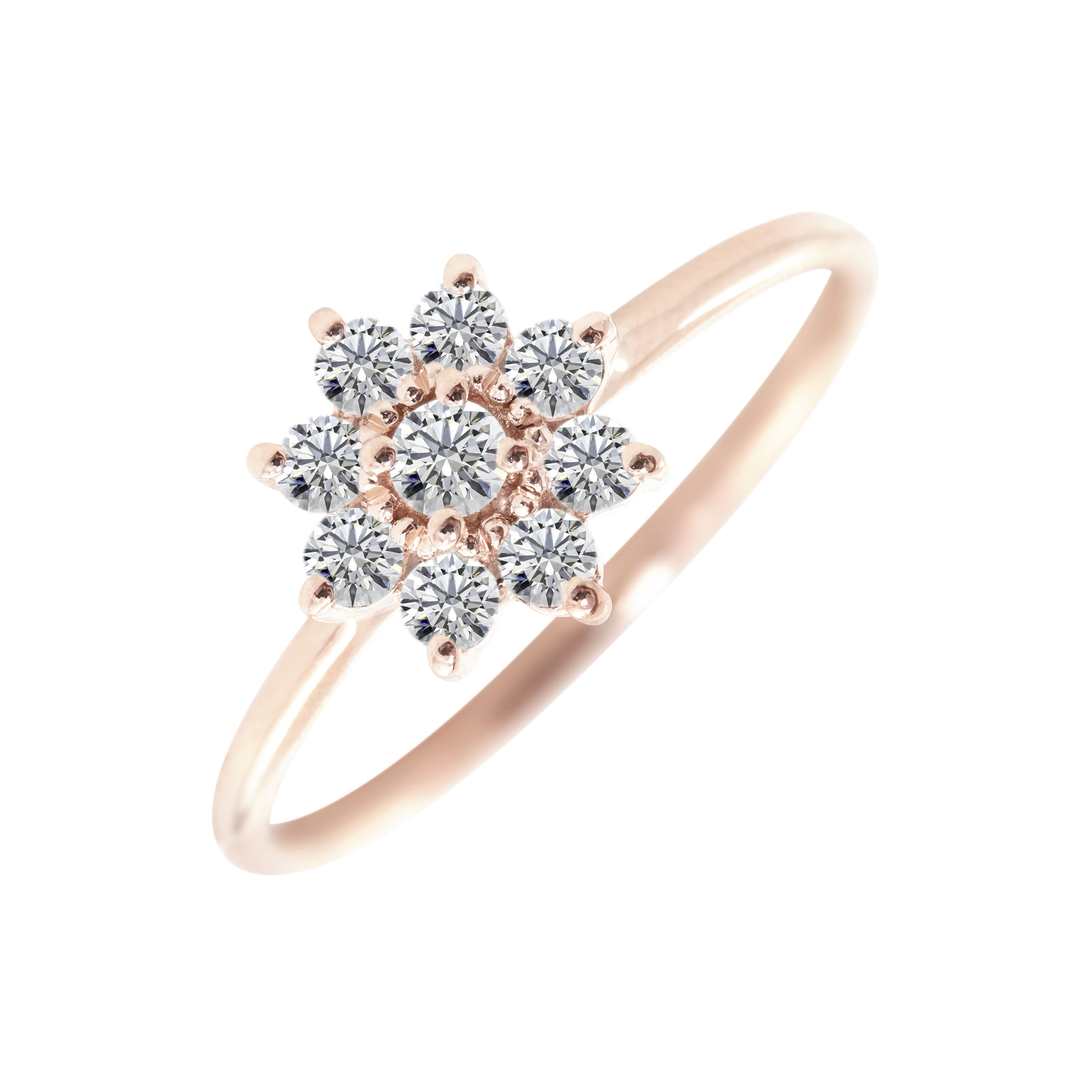 Anillo Flor Midi Personalizado