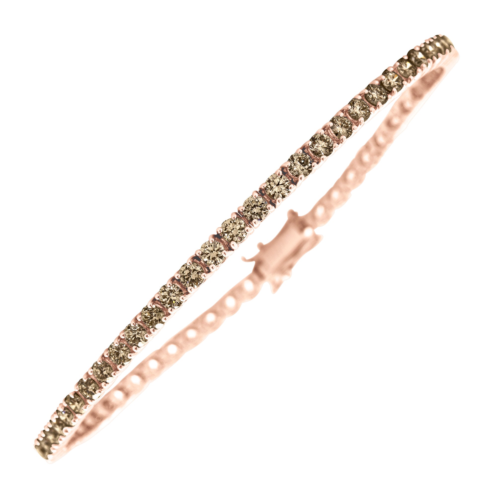 Riviere Oro Rosa Diamante Brown - Blanca Jewels