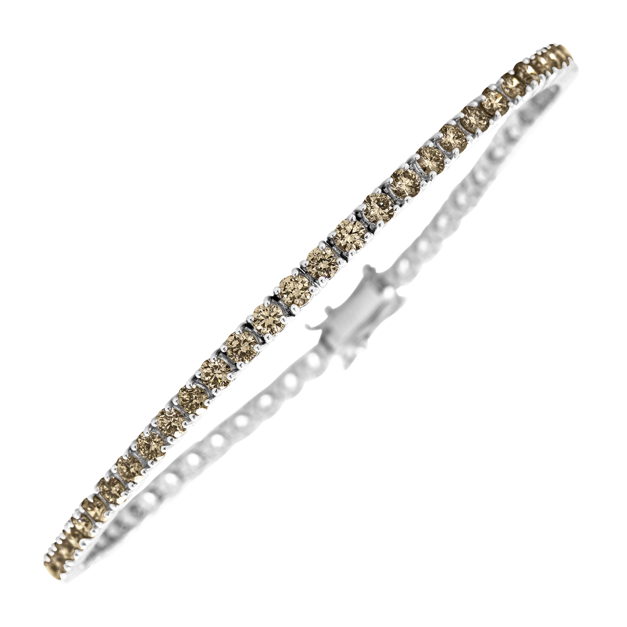 Riviere oro rosa Diamante Brown Personalizada