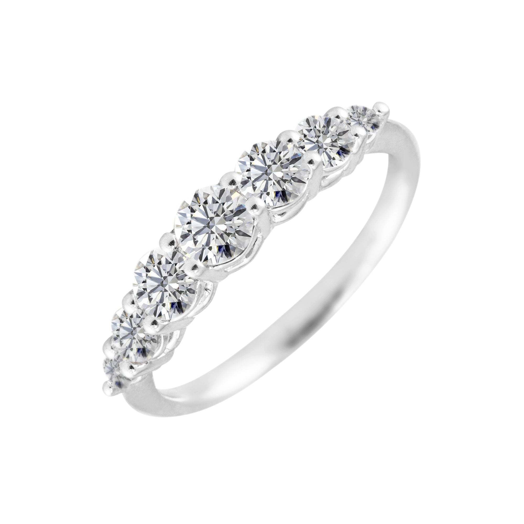 Anillo Degradé Diamantes 0.84ct oro 18kt.