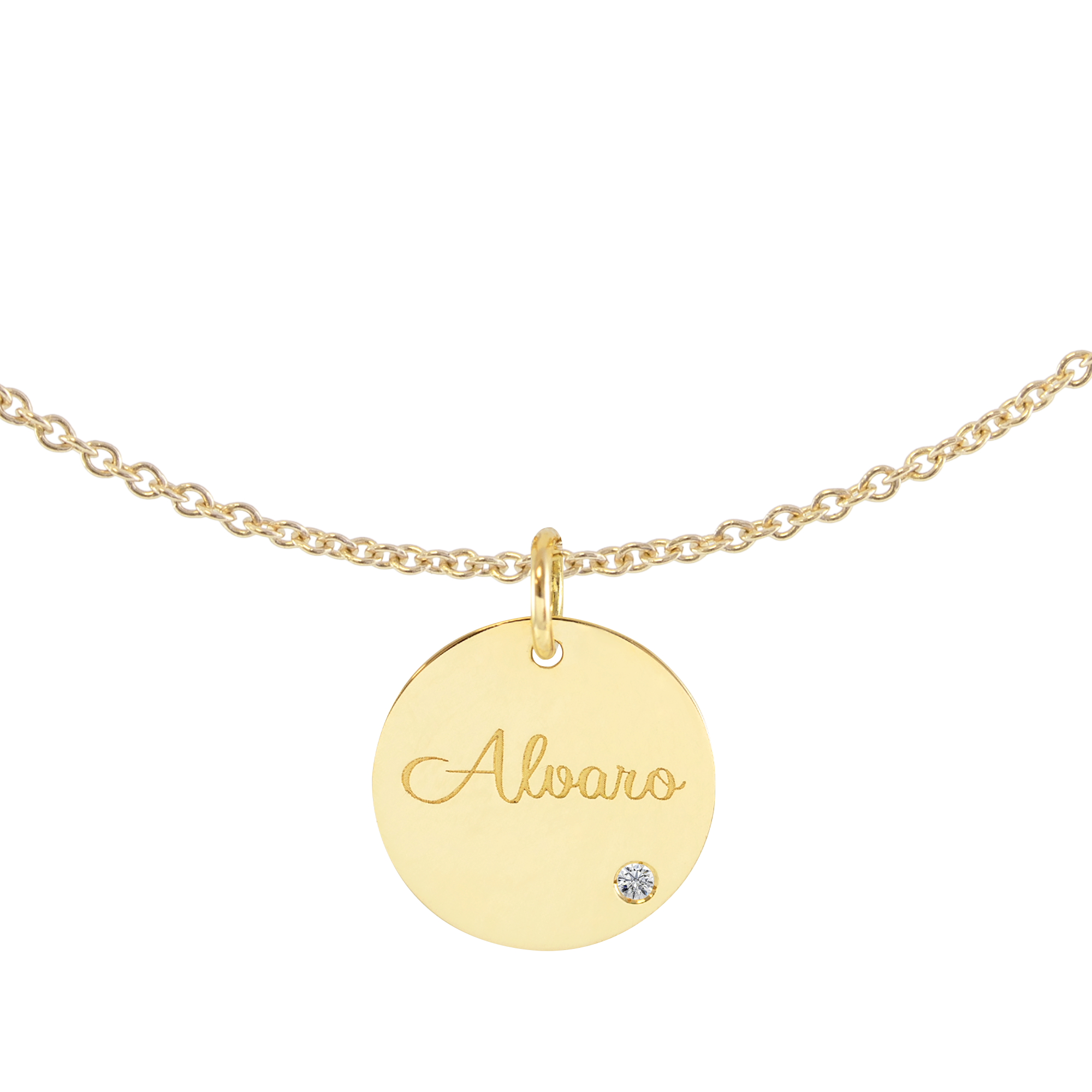 Personalized English name pendant