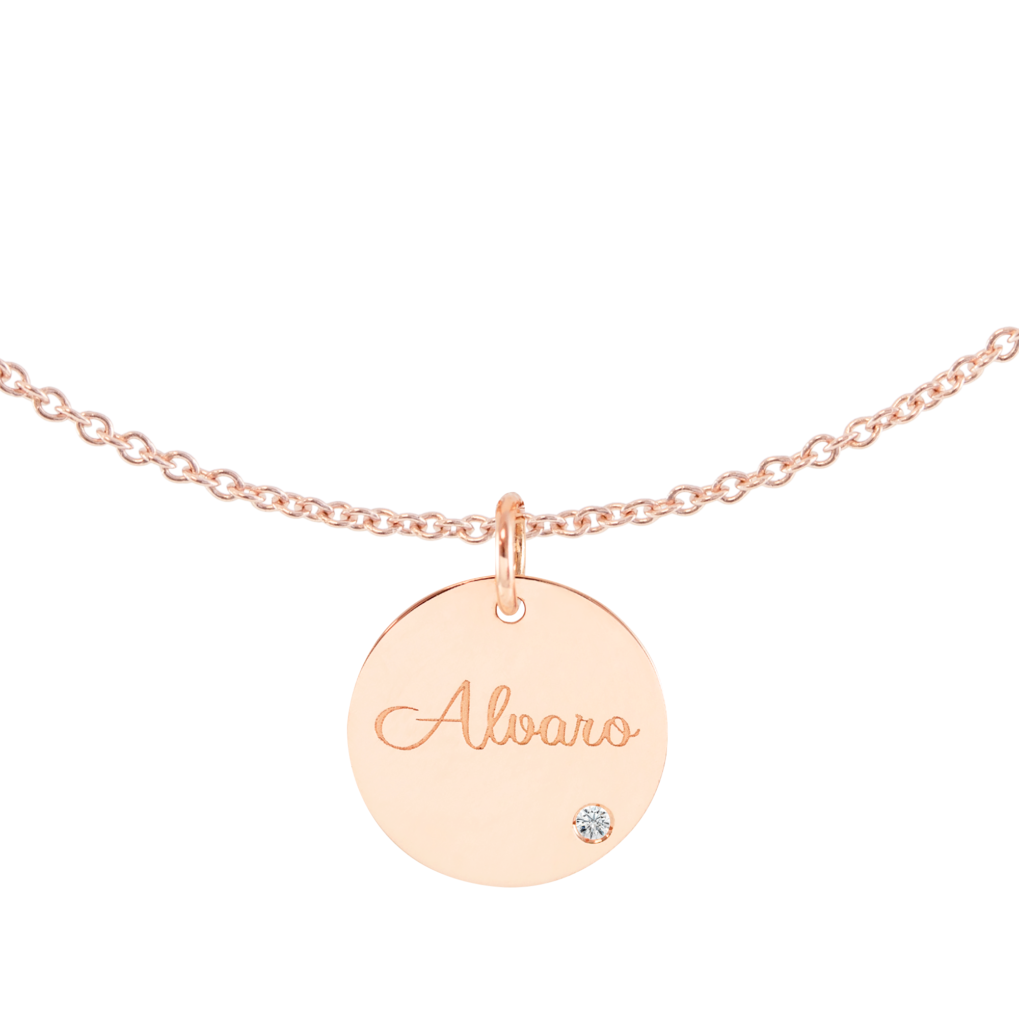 Personalized English name pendant