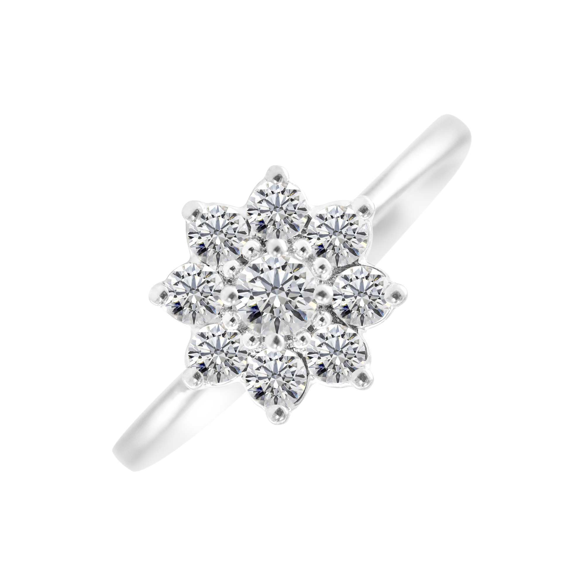 Personalized Maxi Flower Ring