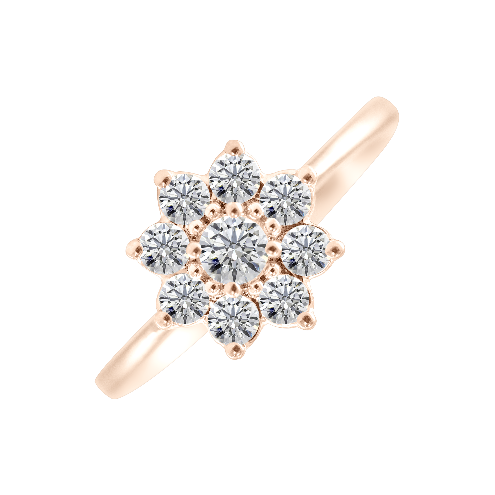 Personalized Maxi Flower Ring