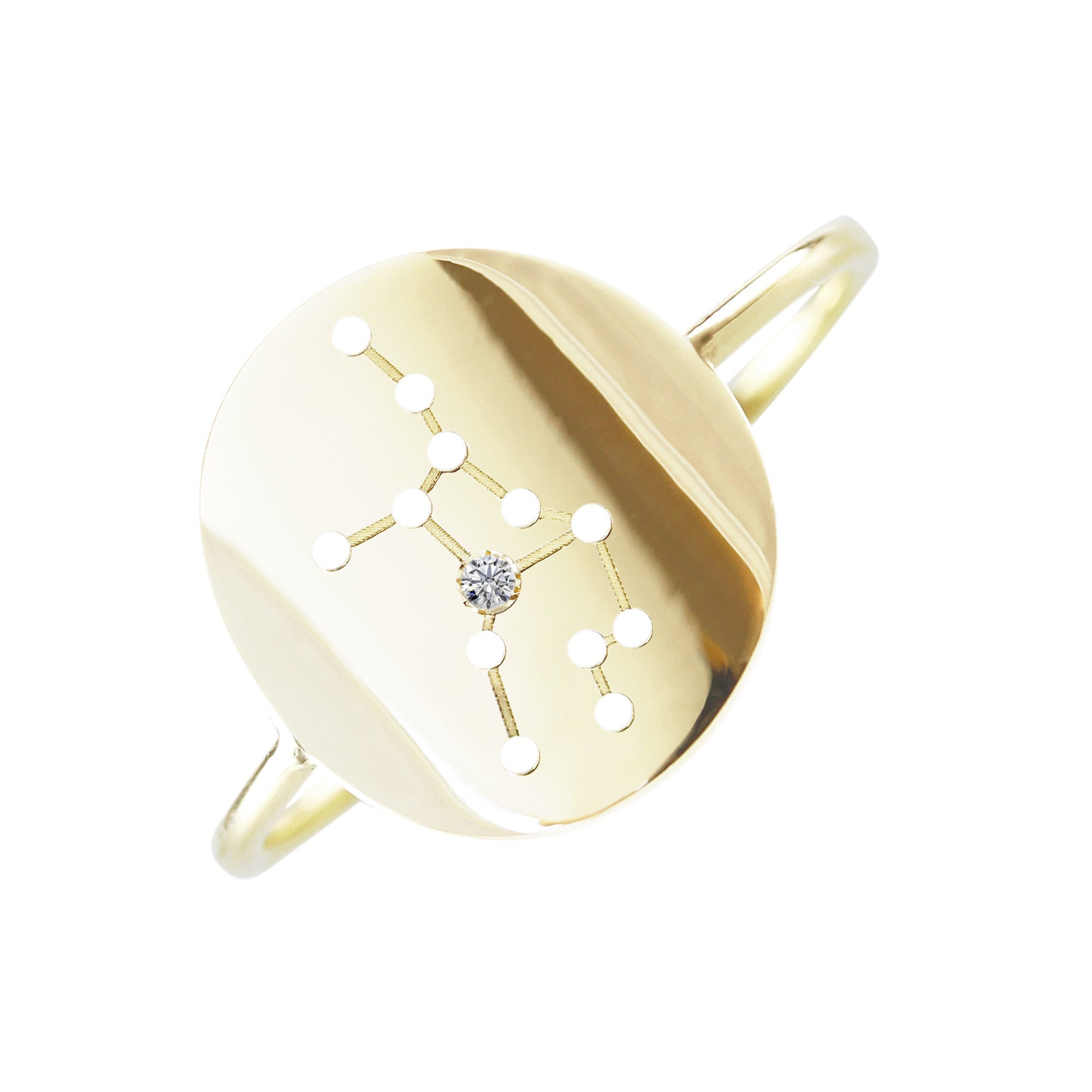 Sello medalla Constelación - Blanca Jewels