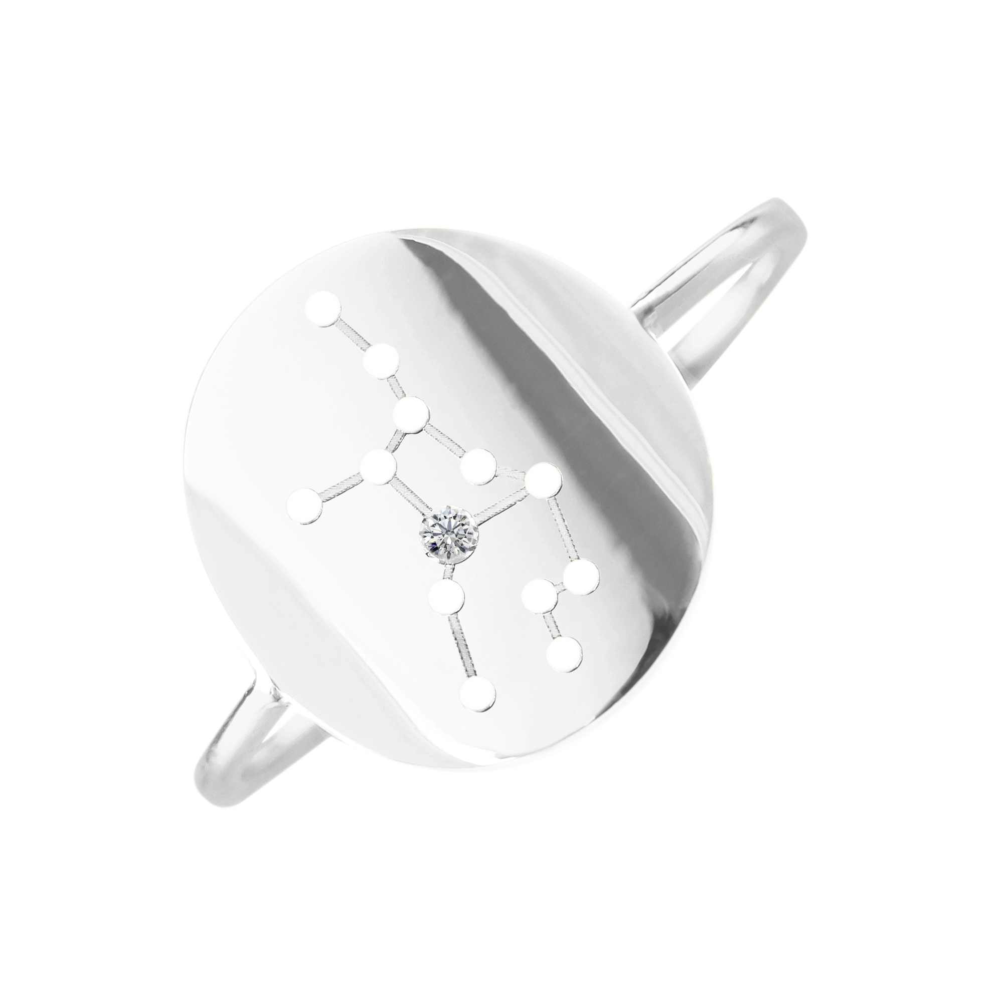 Sello medalla Constelación - Blanca Jewels