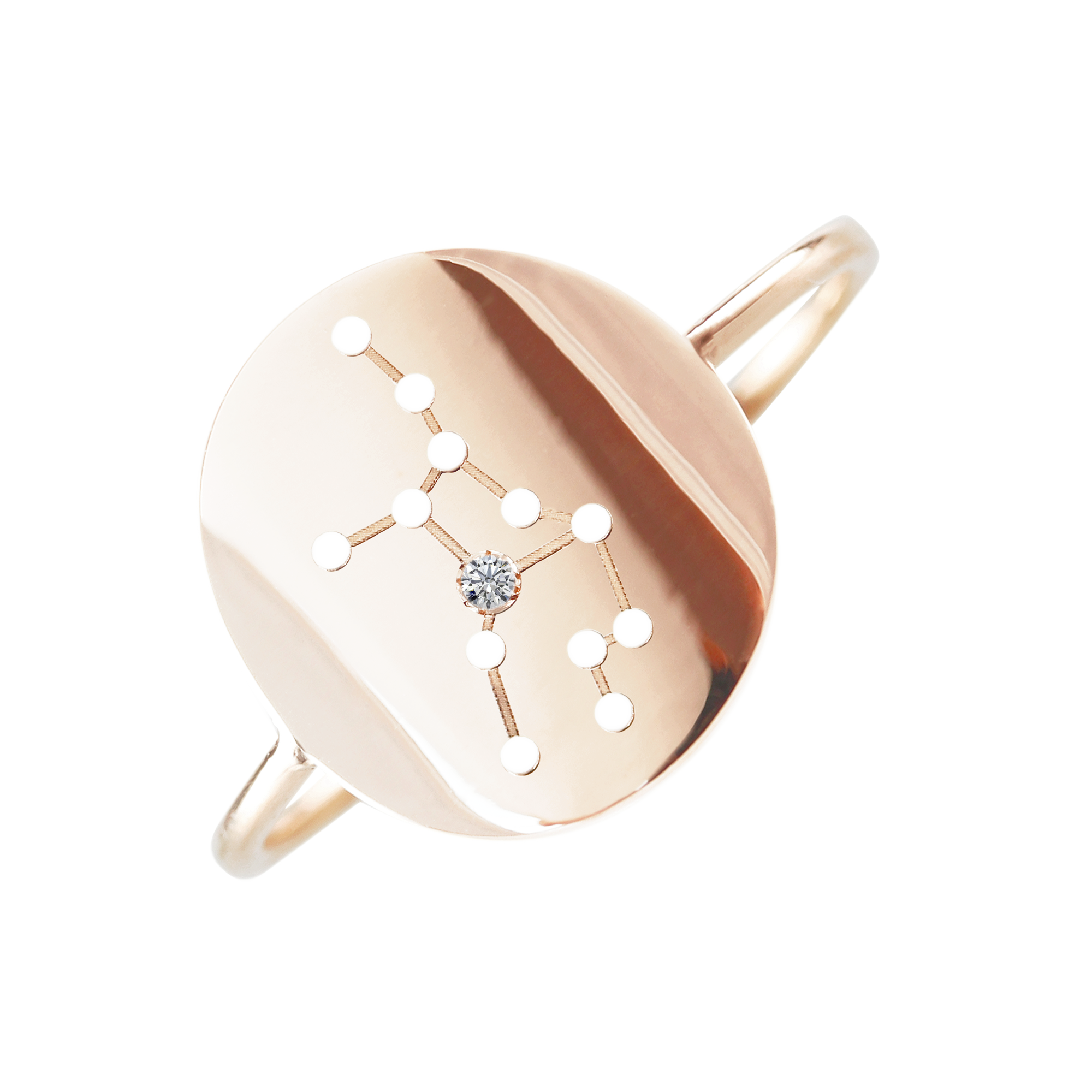 Sello medalla Constelación - Blanca Jewels