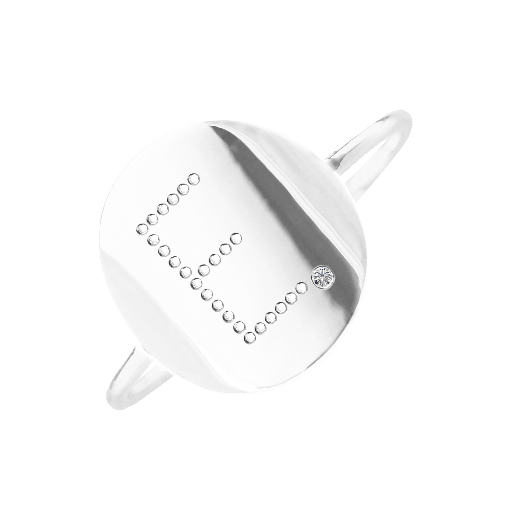 Sello medalla circular - Blanca Jewels