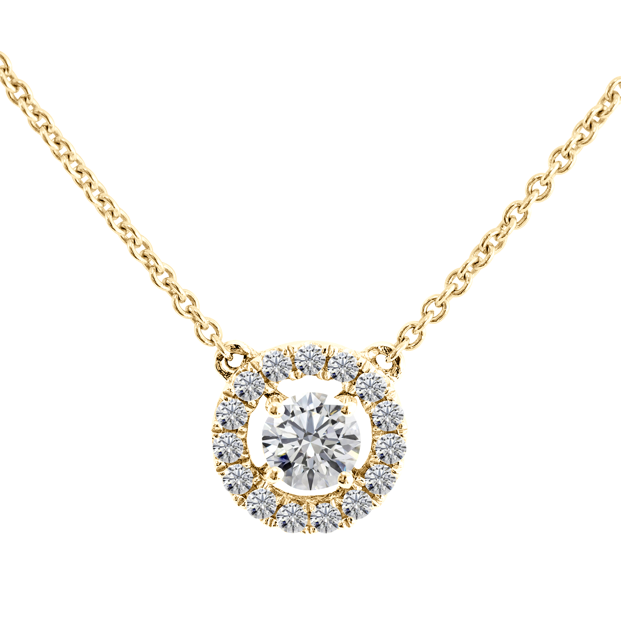 Gargantilla Rosetón Diamante Personalizada