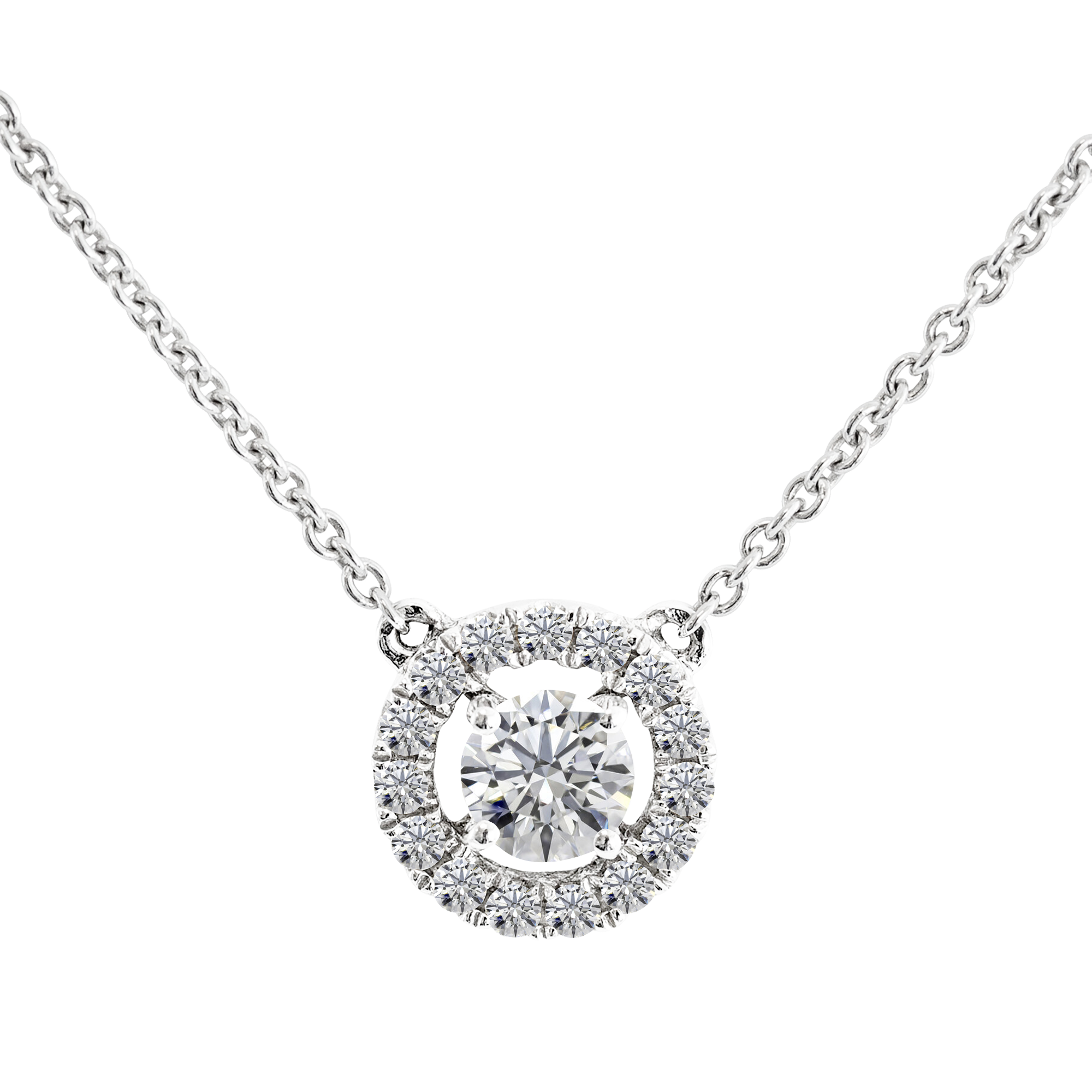 Gargantilla Rosetón Diamante Personalizada