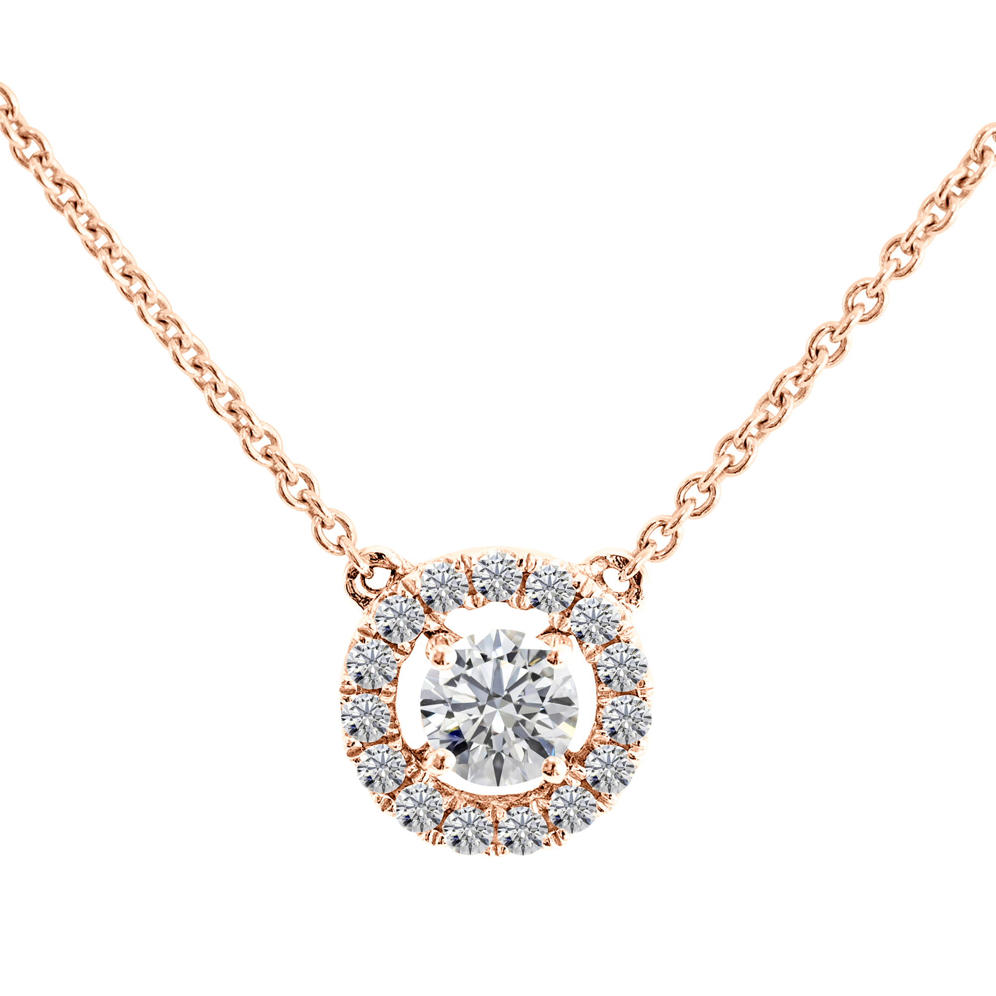 Gargantilla Rosetón Diamante Personalizada