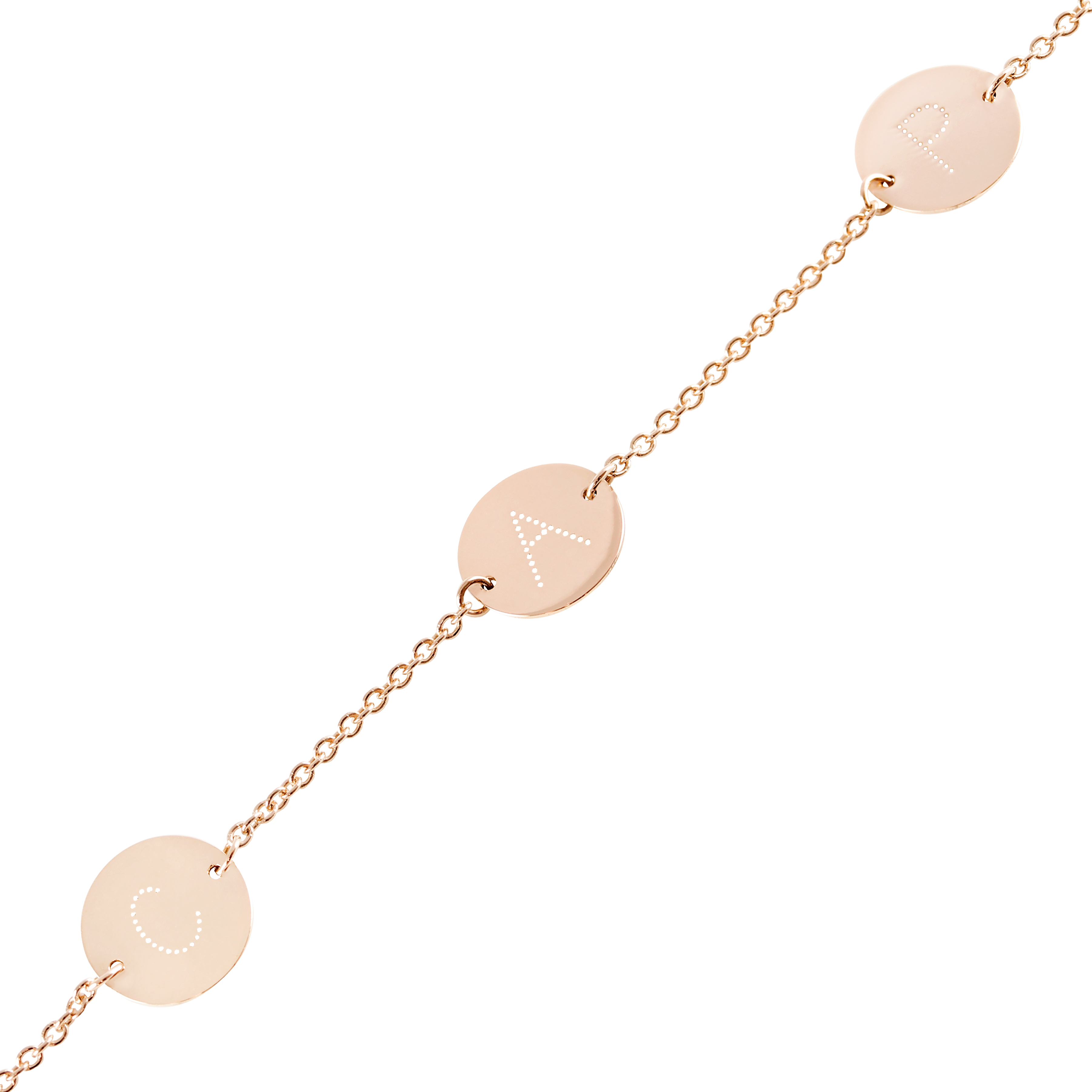 Brazalete Eva 3 medallas Personalizado