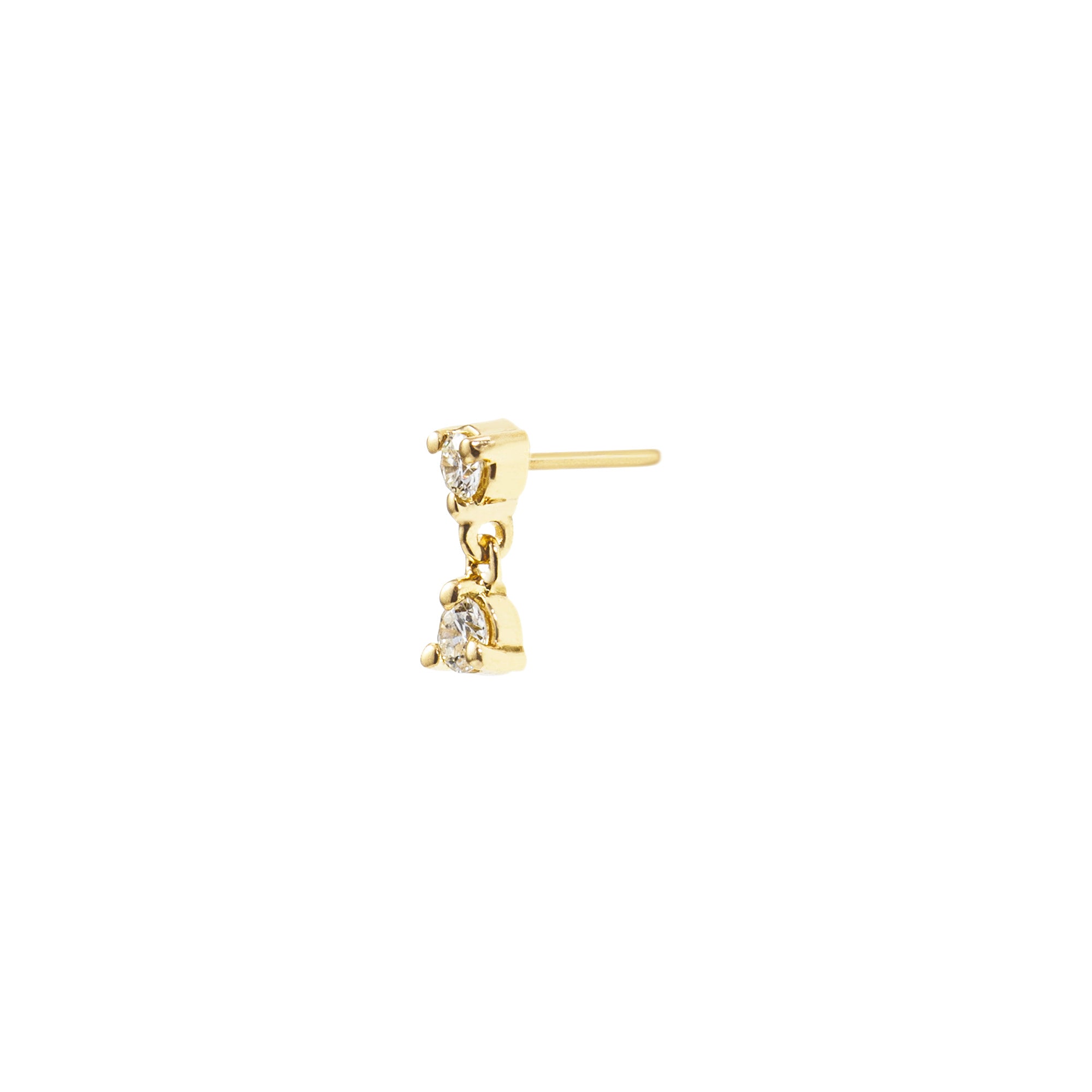 Pendiente Piercing Espejo- Blanca Jewels