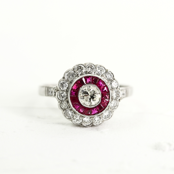 Anillo Rubí Vintage