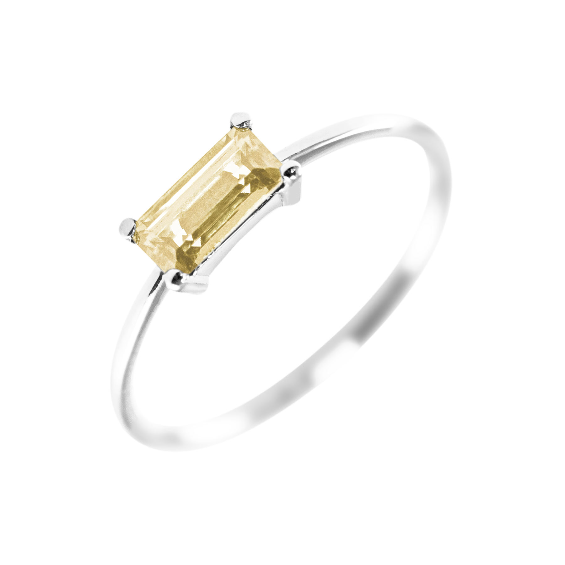 Anillo Baguette Personalizado