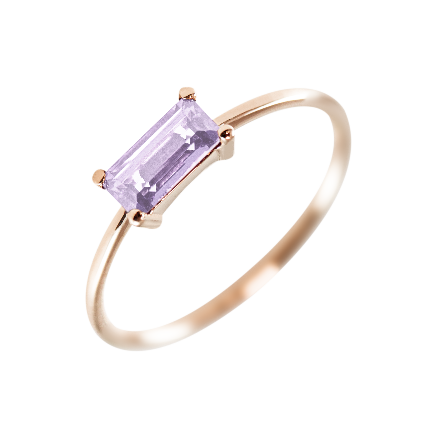 Anillo Baguette Personalizado