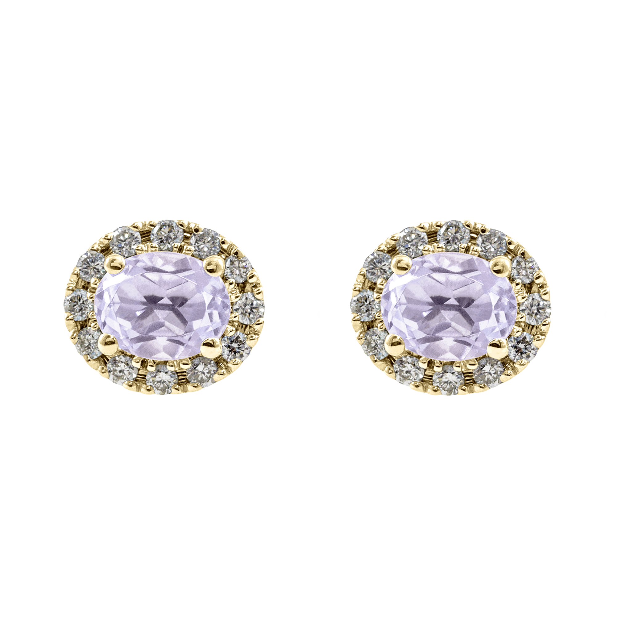 Boucle d'oreille rosace ovale Couleurs Personnalisées