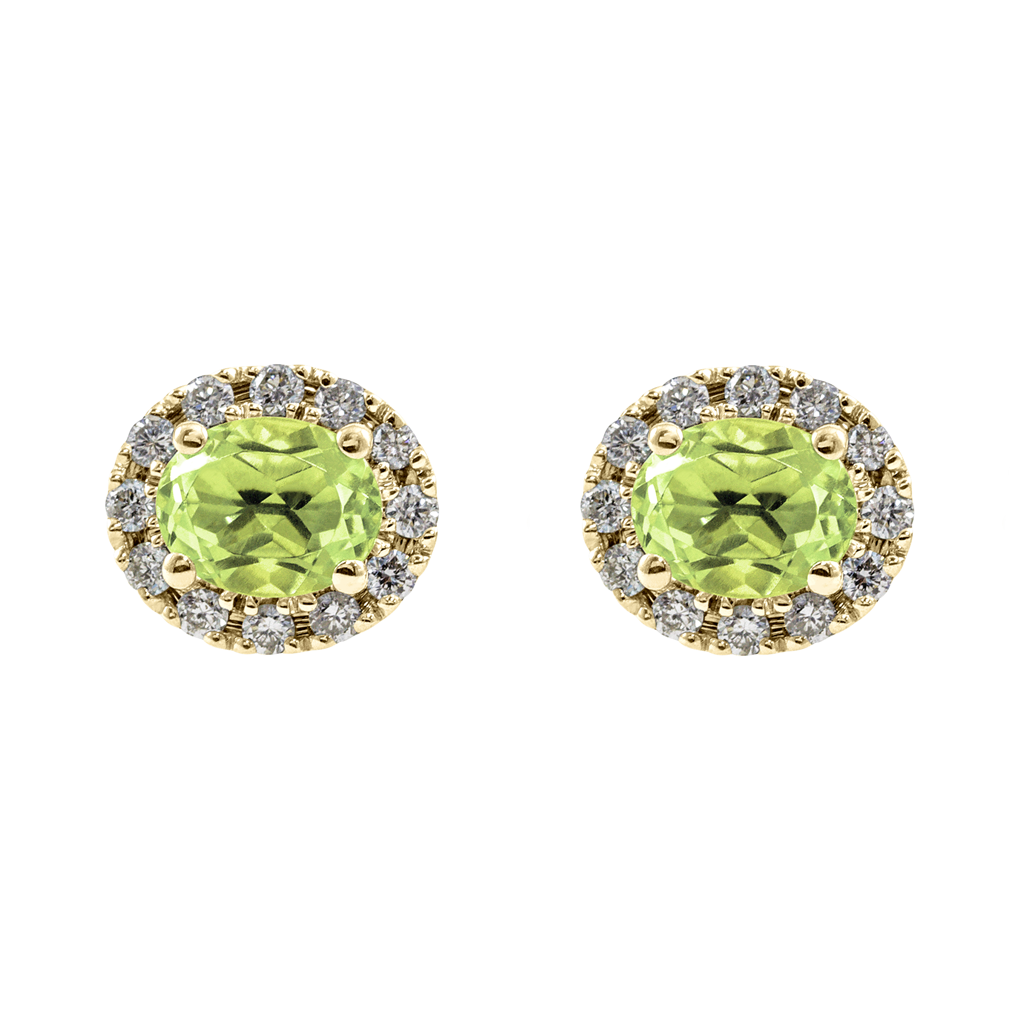 Boucle d'oreille rosace ovale Couleurs Personnalisées