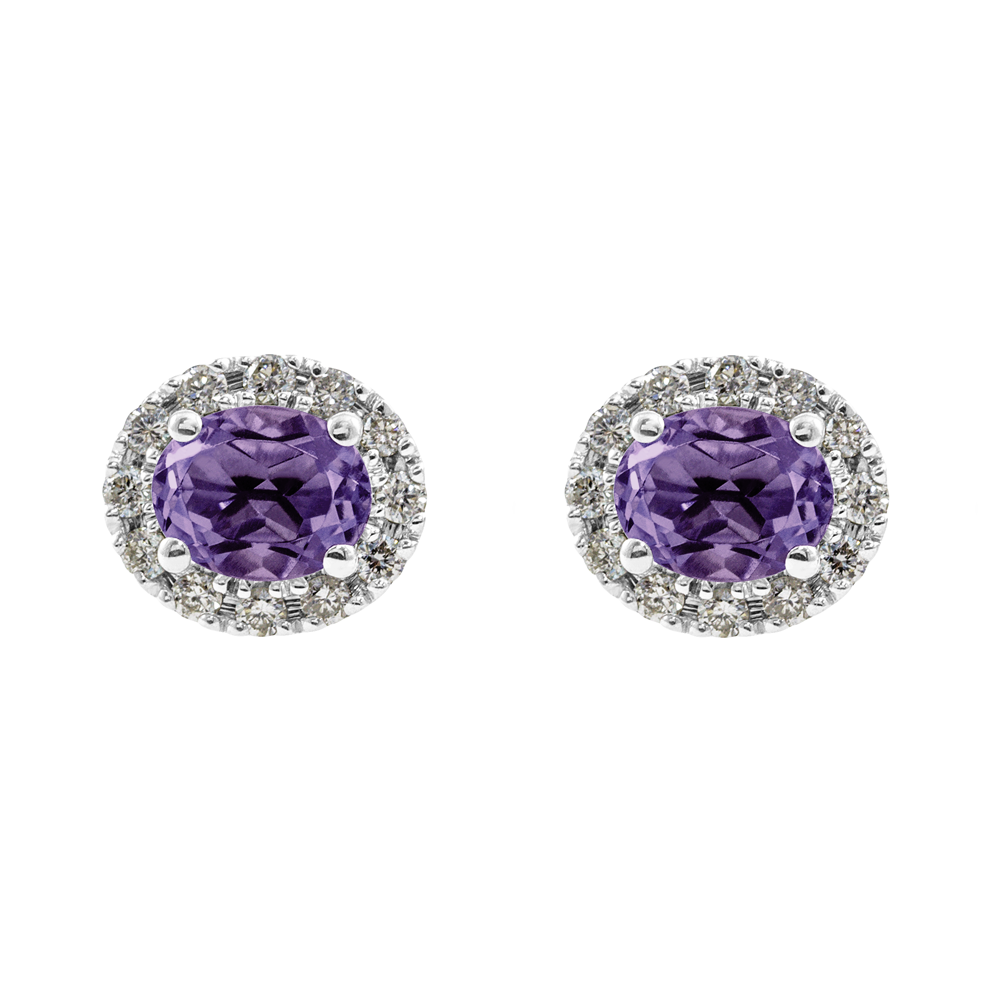 Boucle d'oreille rosace ovale Couleurs Personnalisées