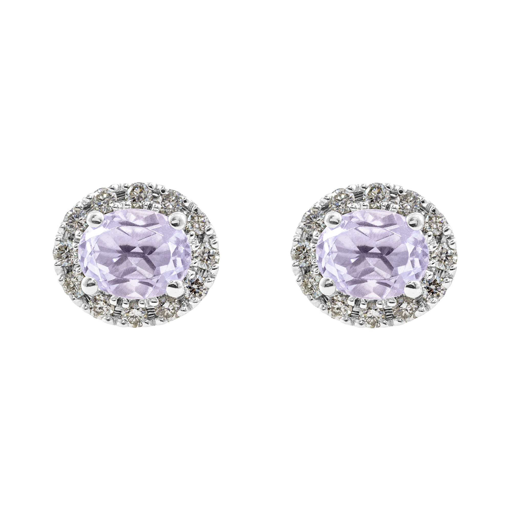 Boucle d'oreille rosace ovale Couleurs Personnalisées