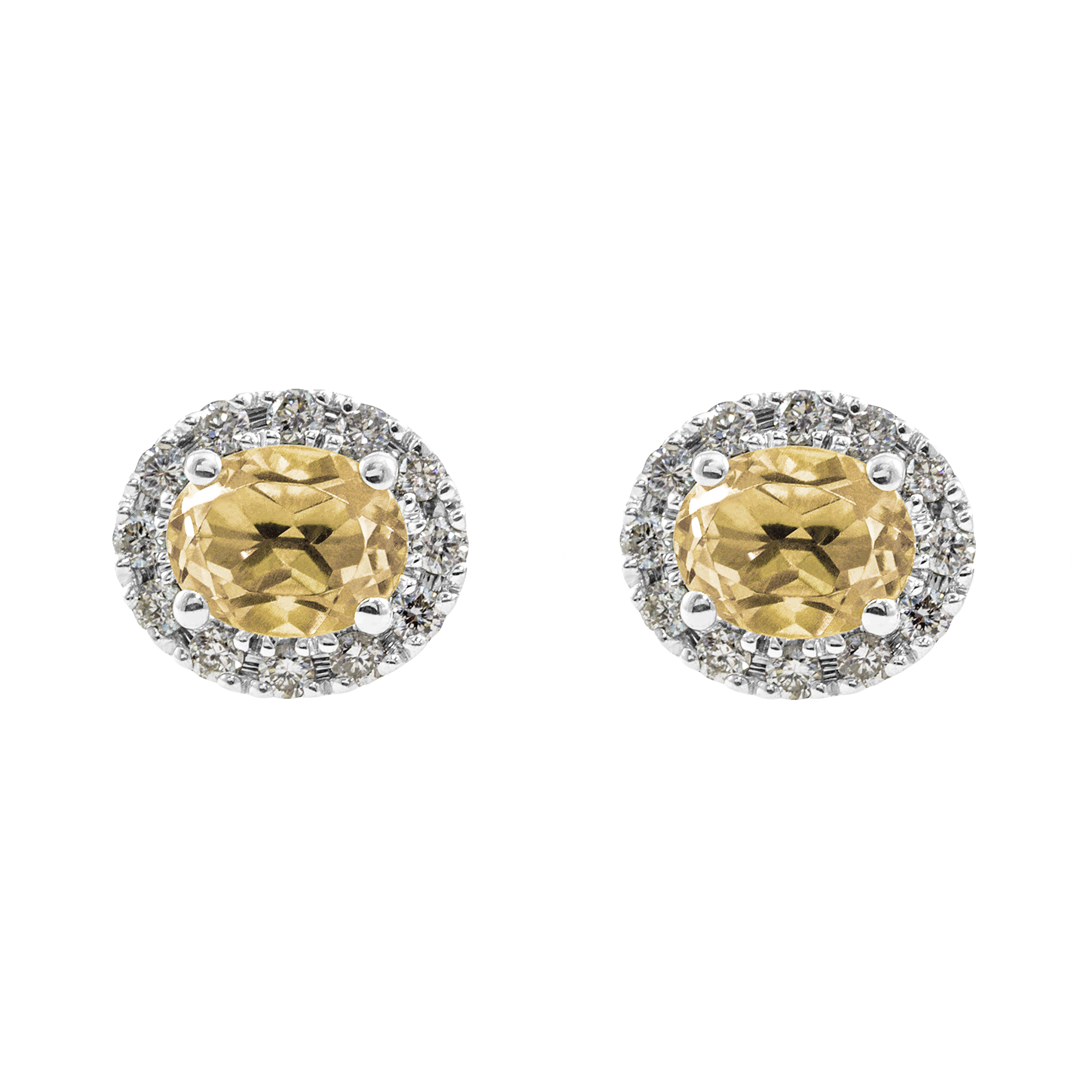 Boucle d'oreille rosace ovale Couleurs Personnalisées