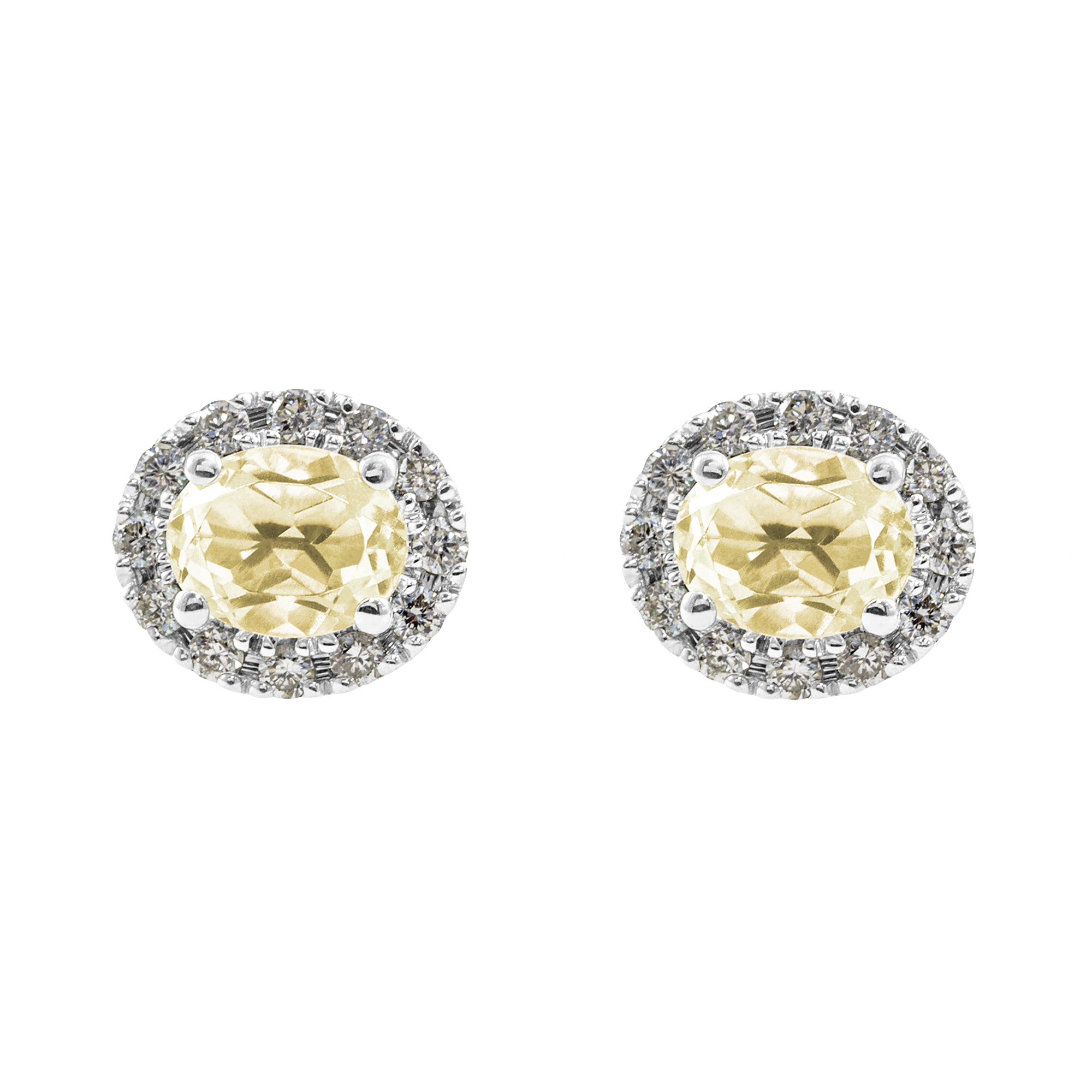 Boucle d'oreille rosace ovale Couleurs Personnalisées