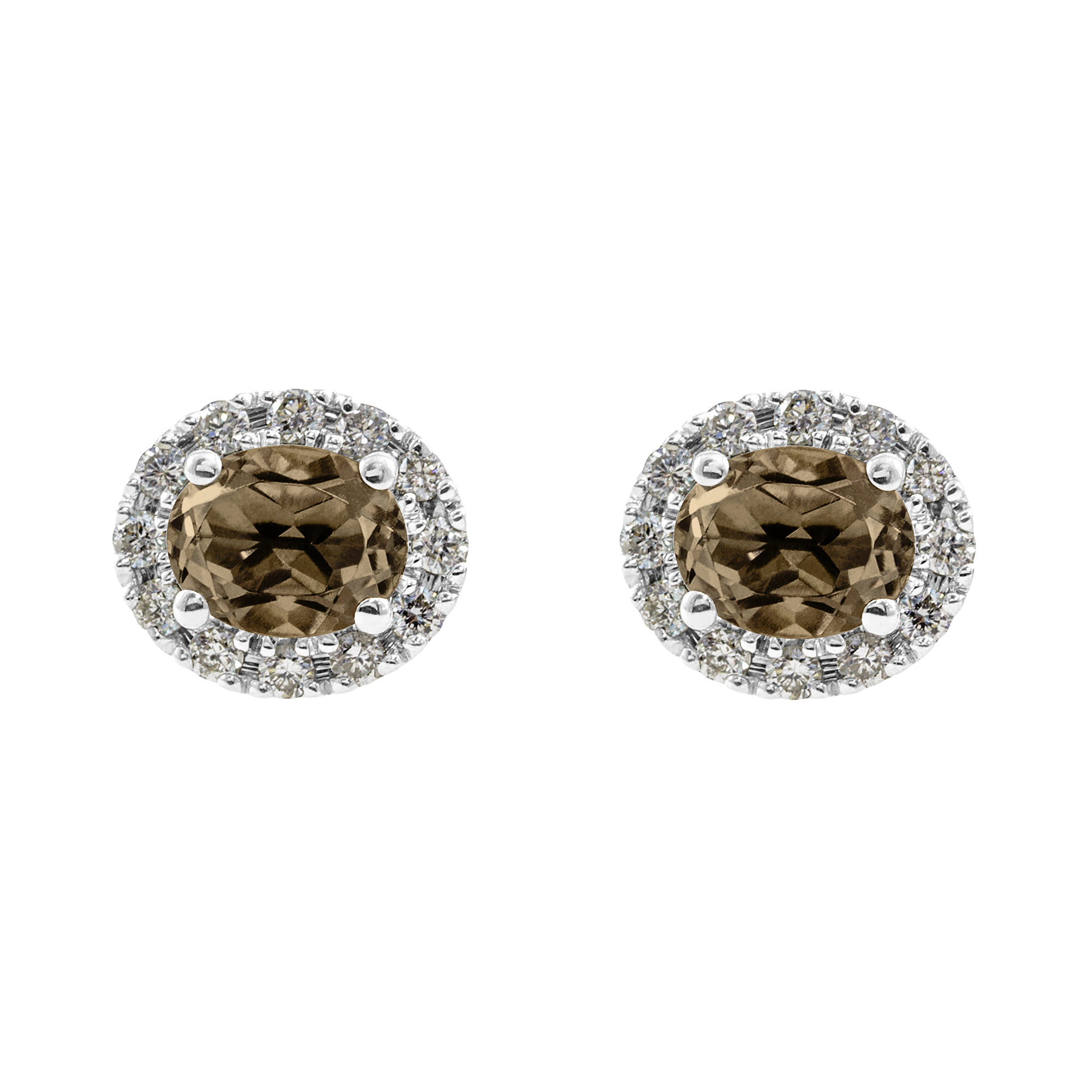 Boucle d'oreille rosace ovale Couleurs Personnalisées