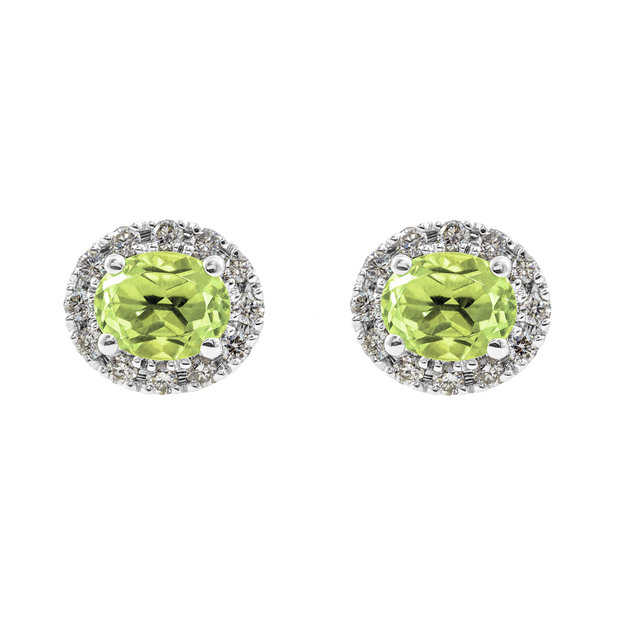 Boucle d'oreille rosace ovale Couleurs Personnalisées