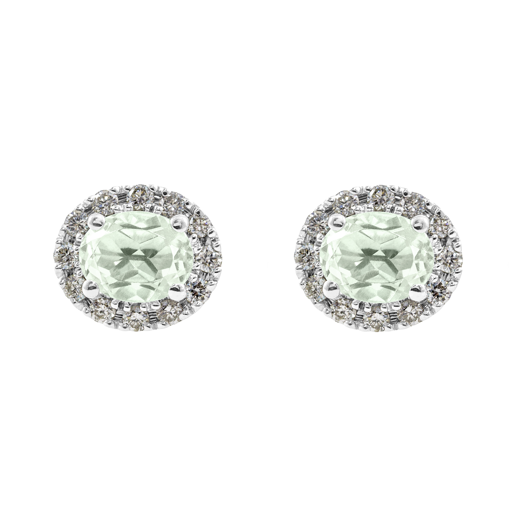 Boucle d'oreille rosace ovale Couleurs Personnalisées