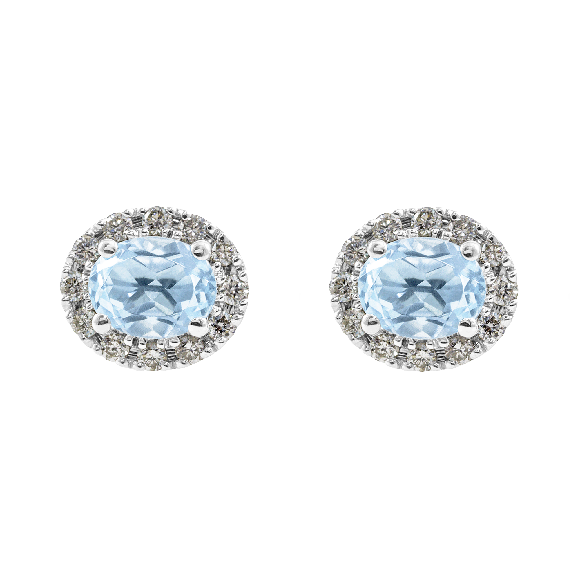 Boucle d'oreille rosace ovale Couleurs Personnalisées