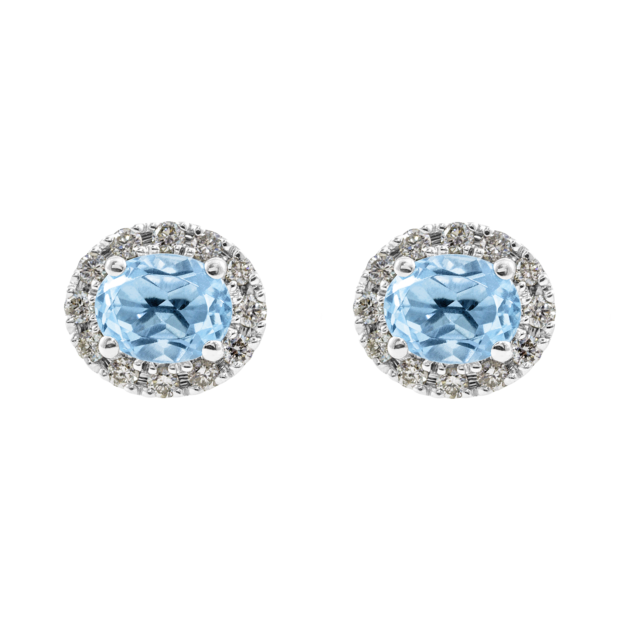 Boucle d'oreille rosace ovale Couleurs Personnalisées