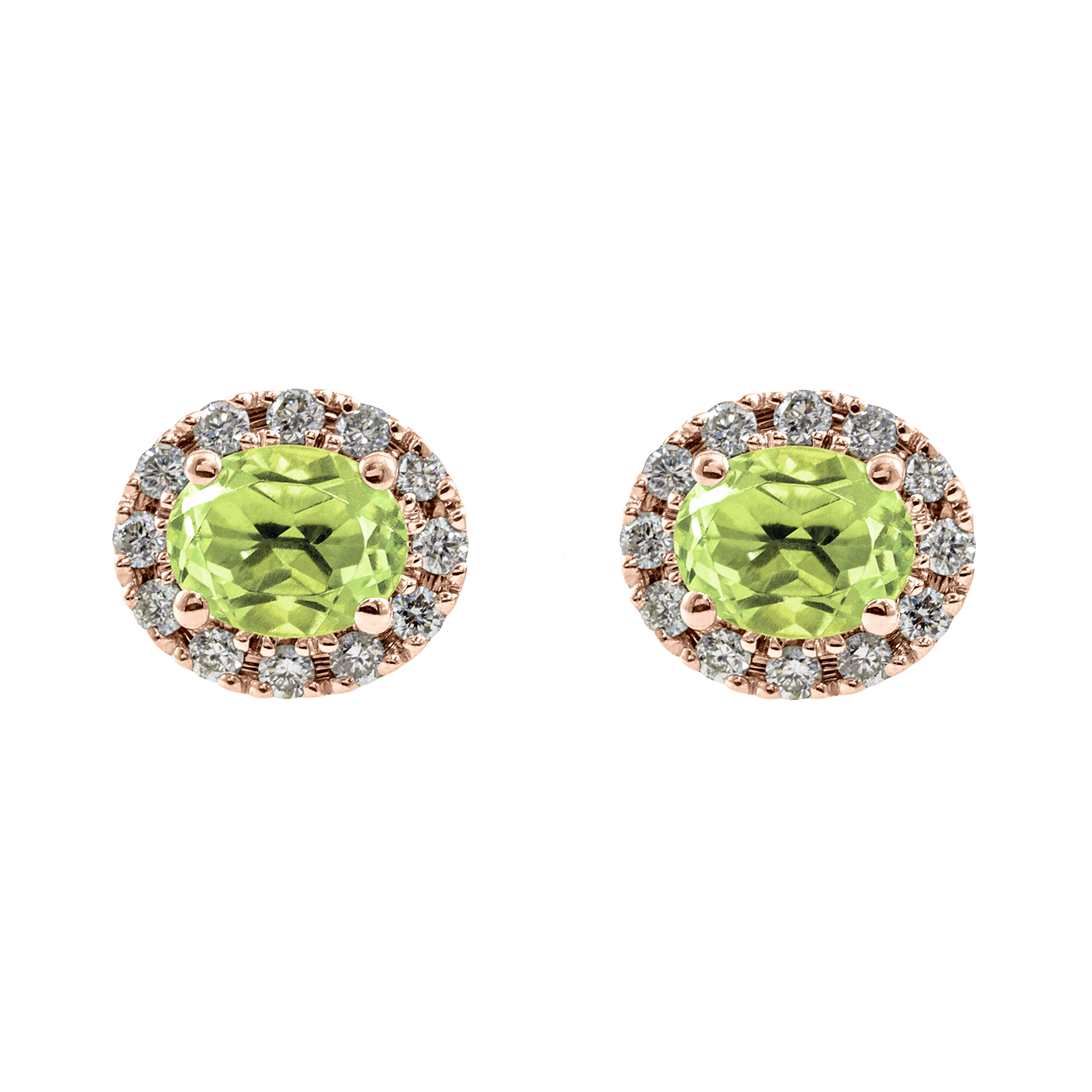 Boucle d'oreille rosace ovale Couleurs Personnalisées