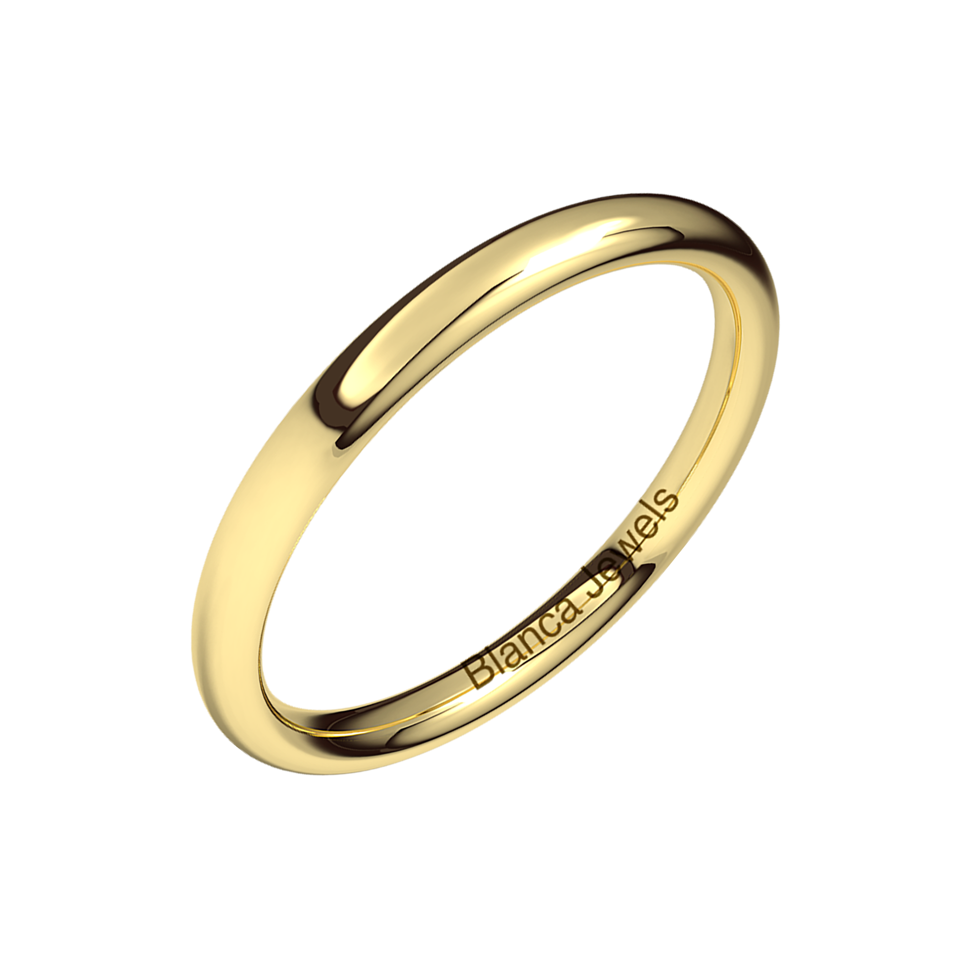 Alianza Redonda Masculina Personalizada