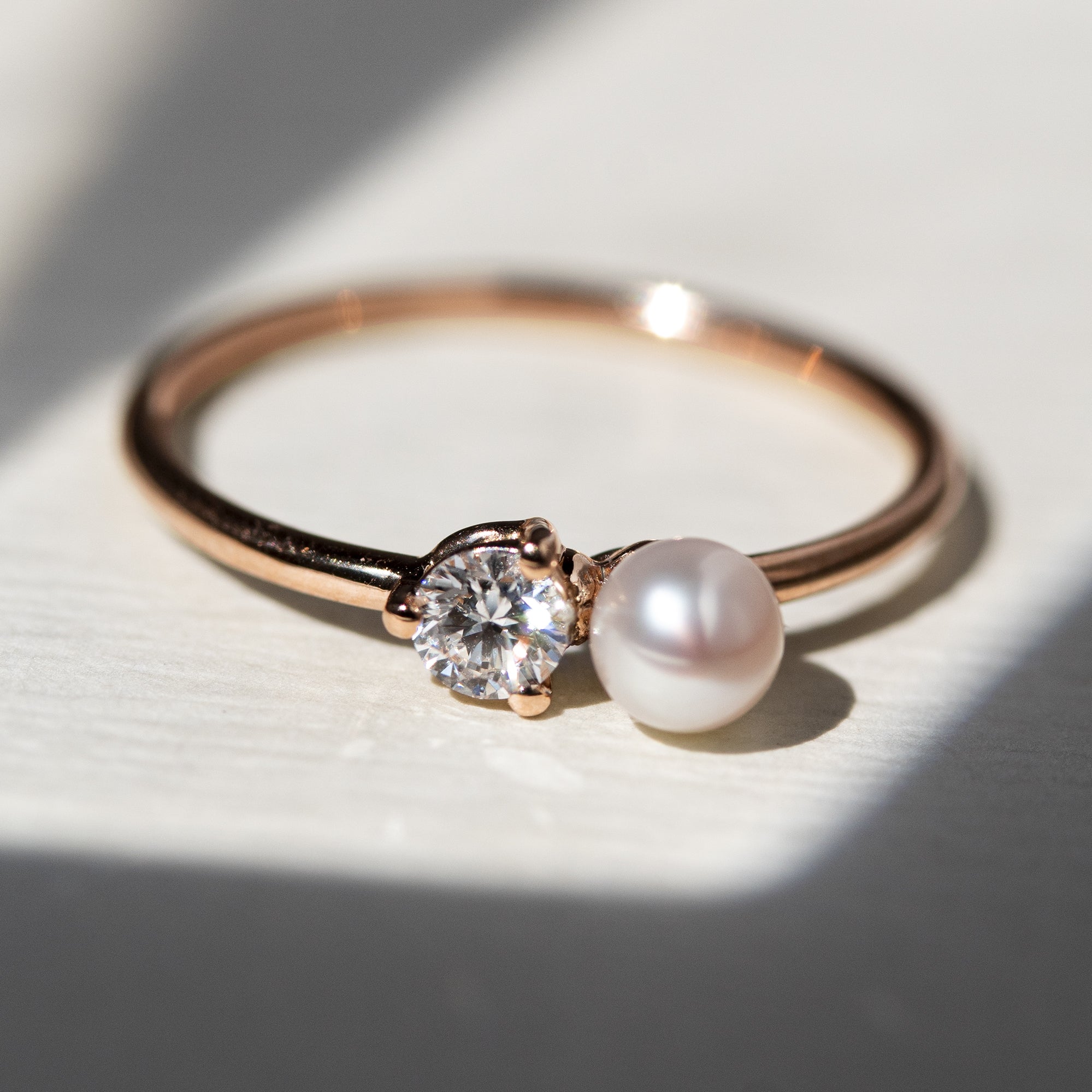 Anillo Dúo perla - Blanca Jewels