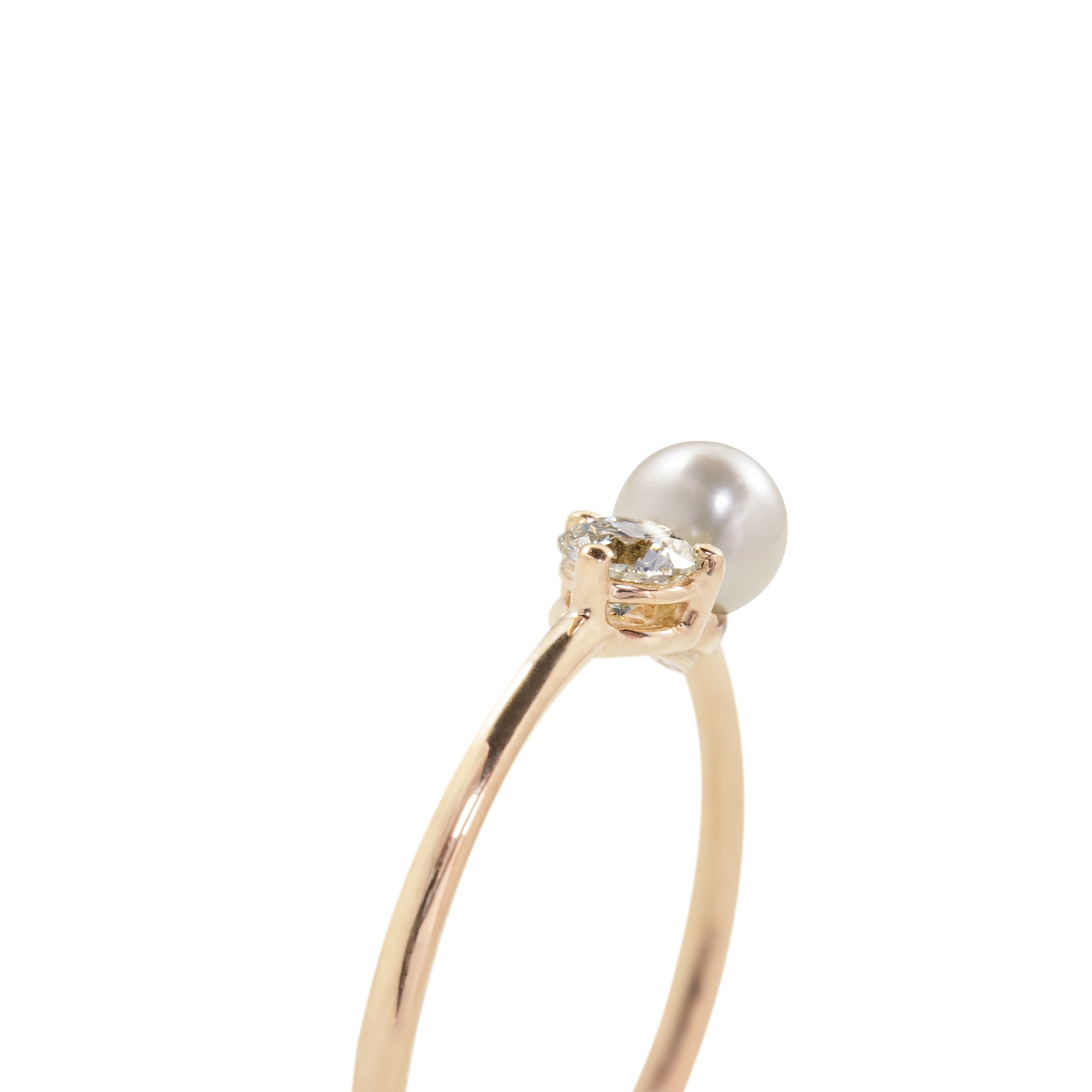 Anillo Dúo perla - Blanca Jewels