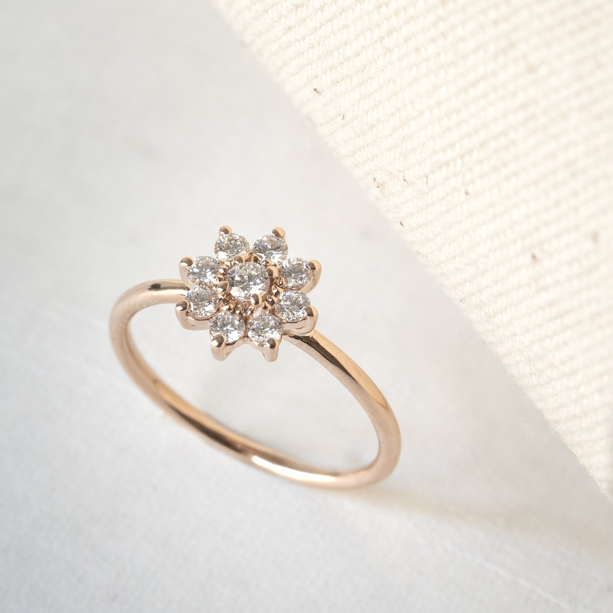 Anillo Flor Midi - Blanca Jewels