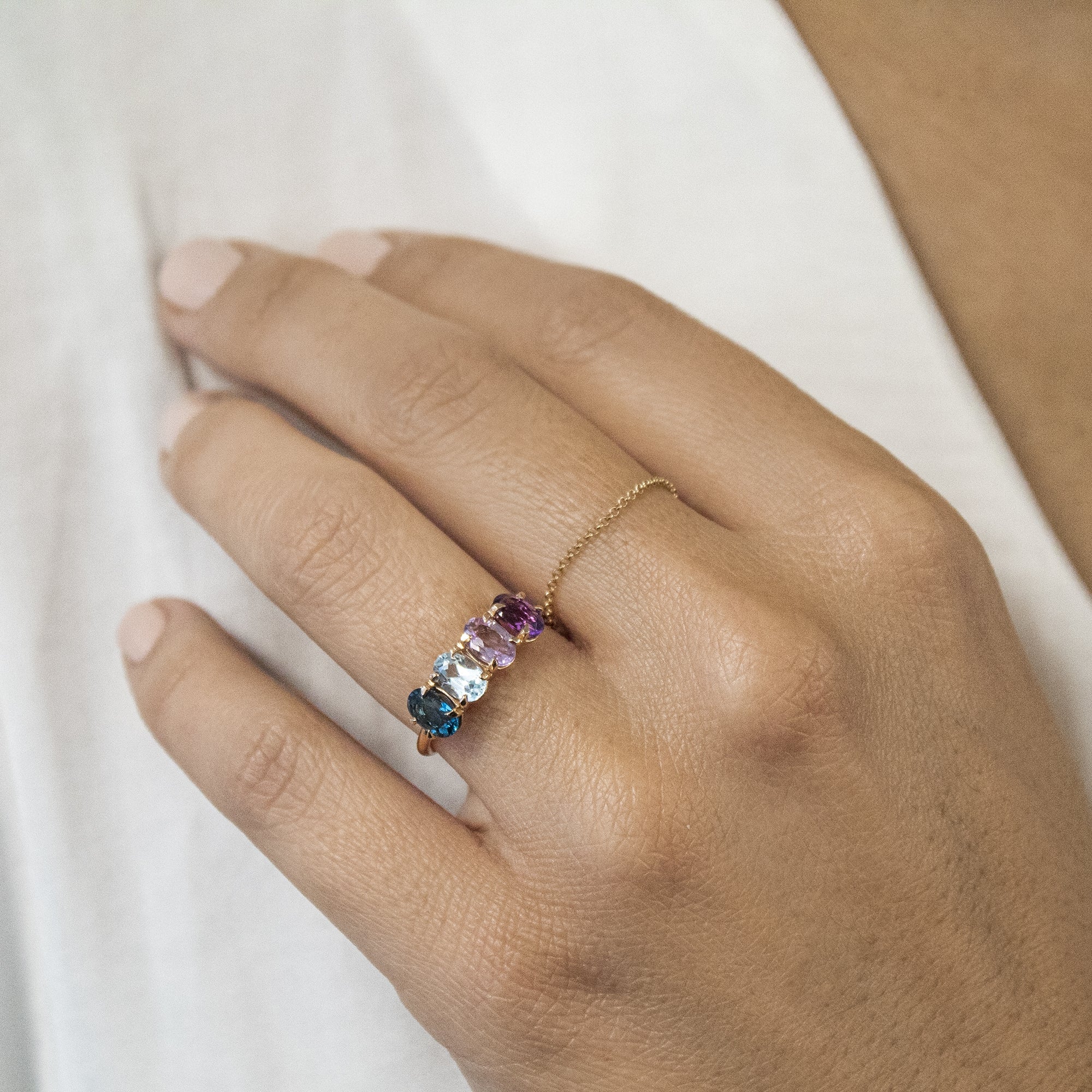 Anillo Gabrielle Mini - Blanca Jewels