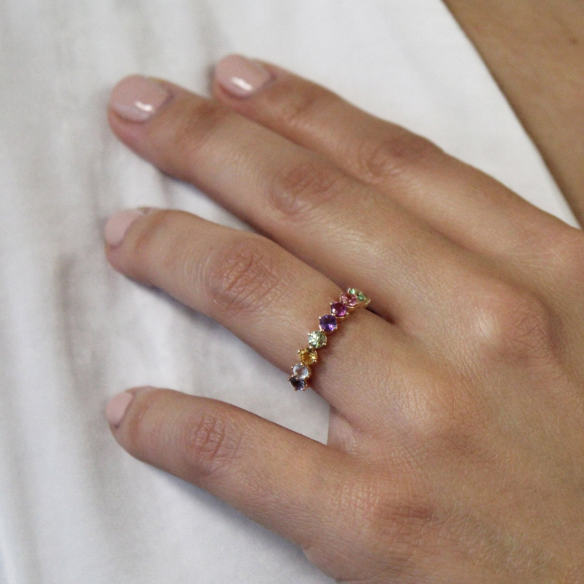 Anillo Rainbow - Blanca Jewels