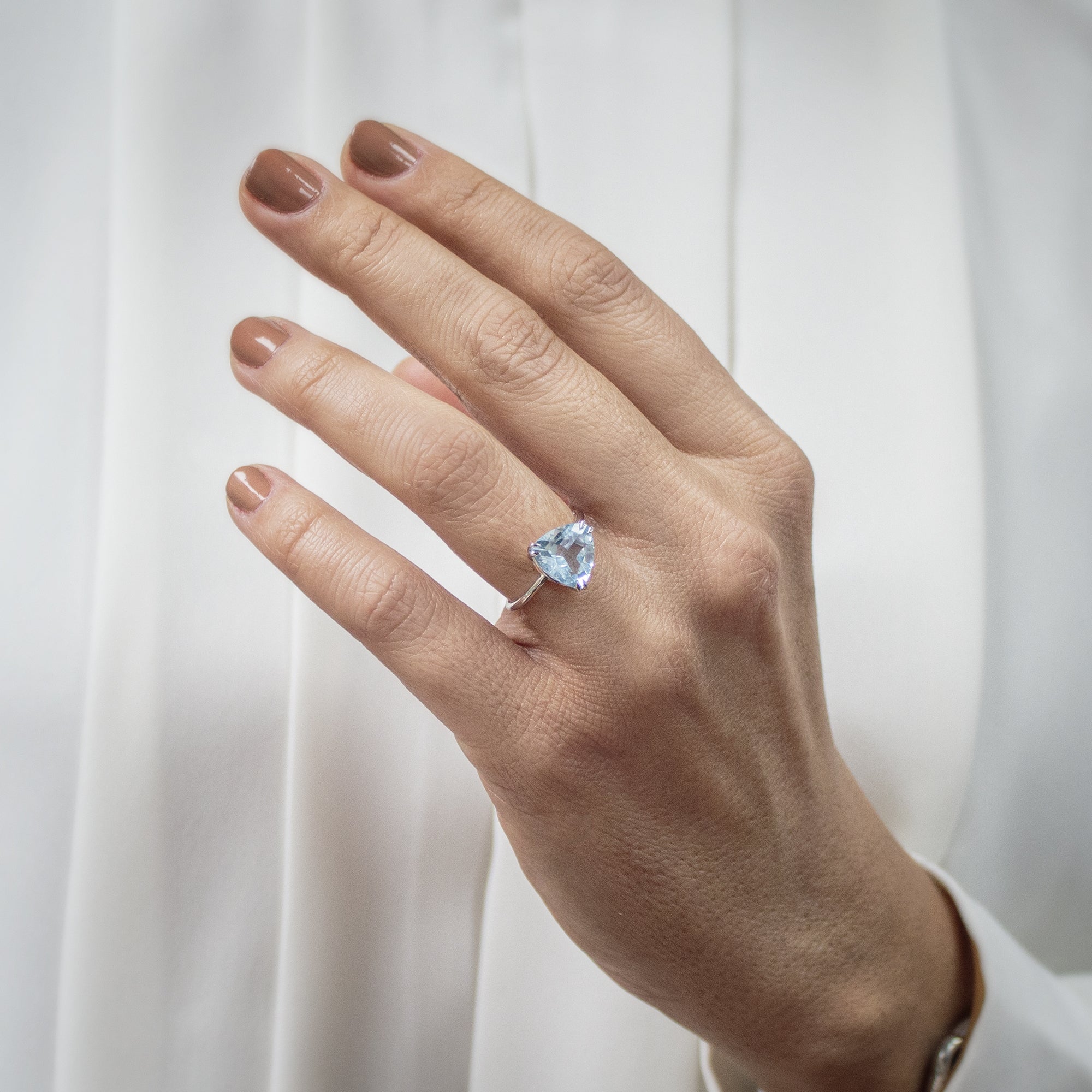 Anillo Trillion - Blanca Jewels