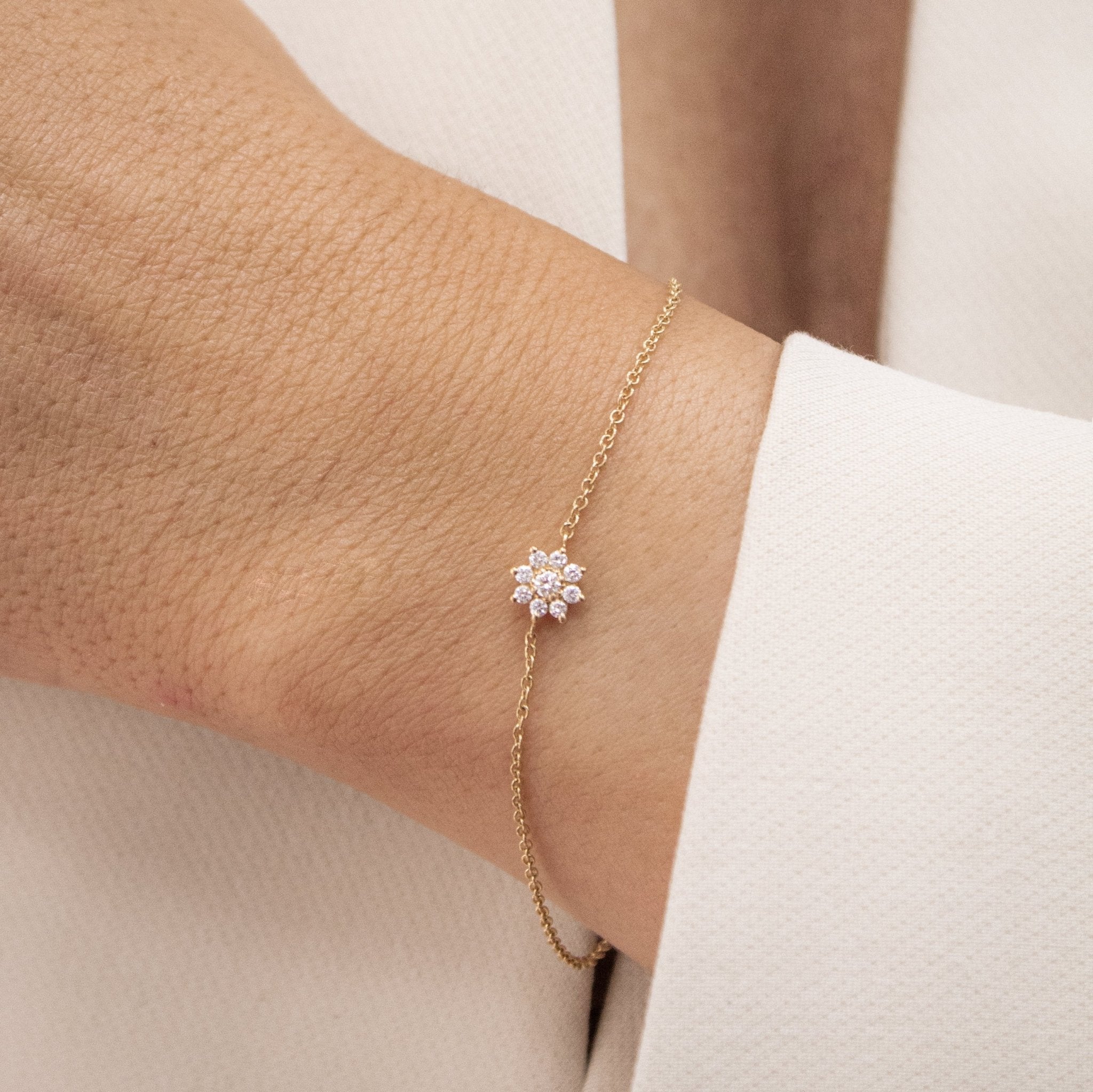 Brazalete Flor - Blanca Jewels