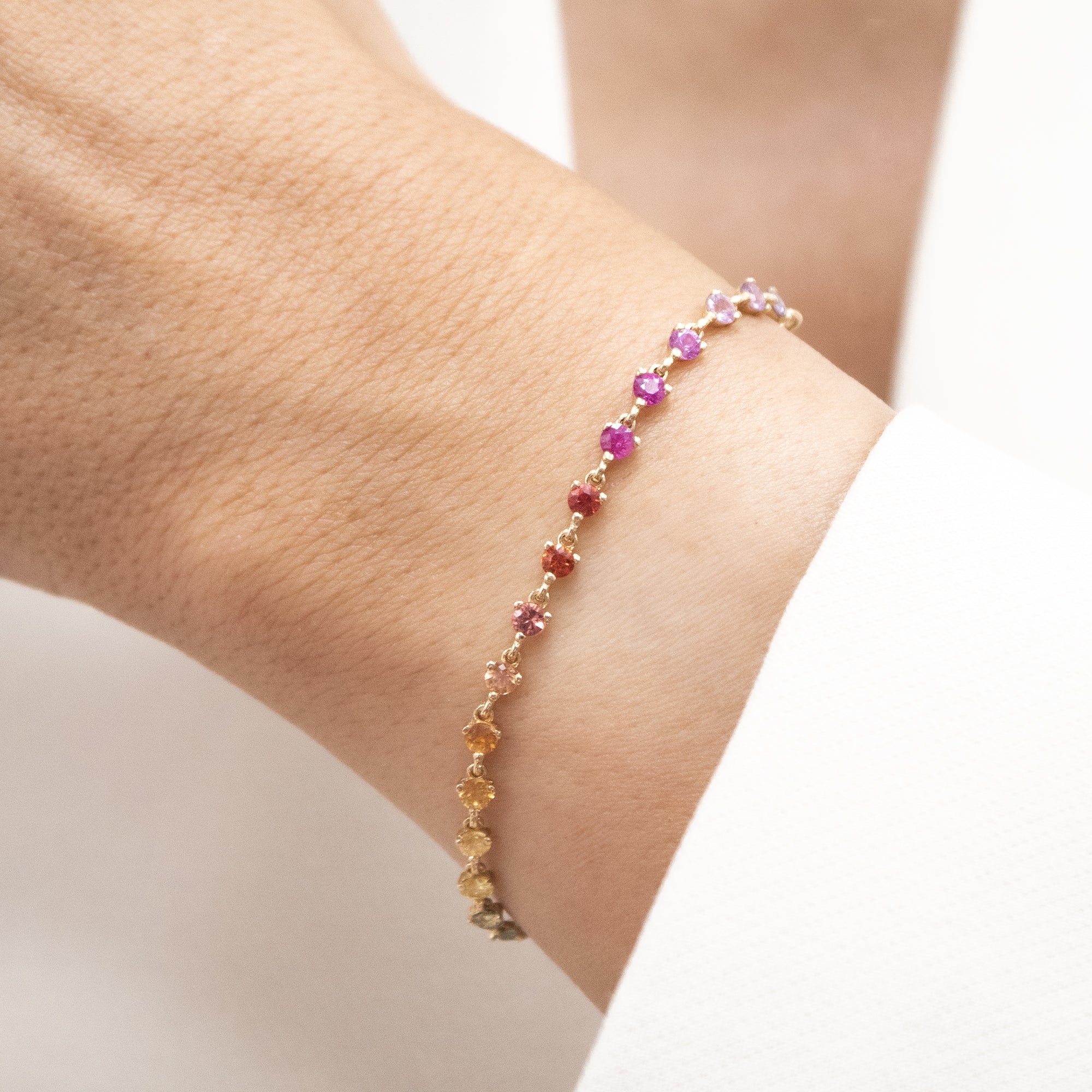 Brazalete Riviere degradé - Blanca Jewels