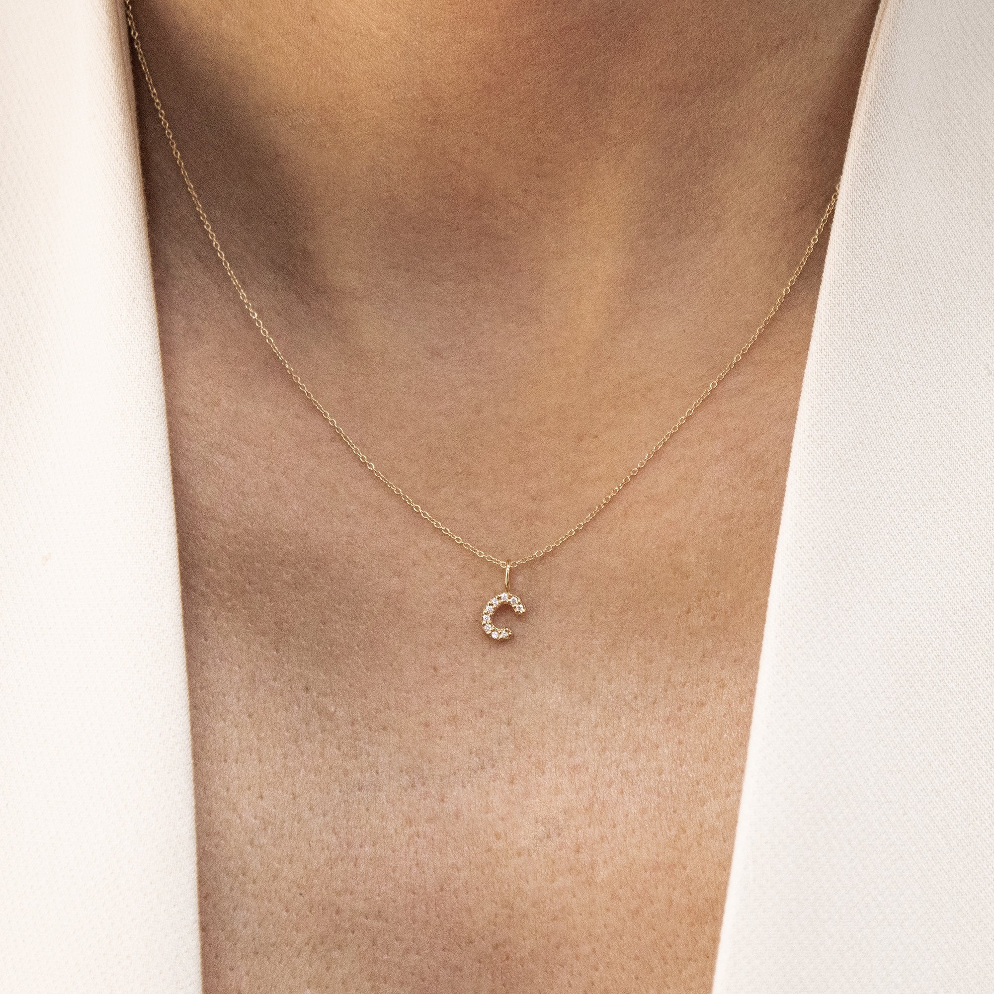 Colgante letra Mini - Blanca Jewels