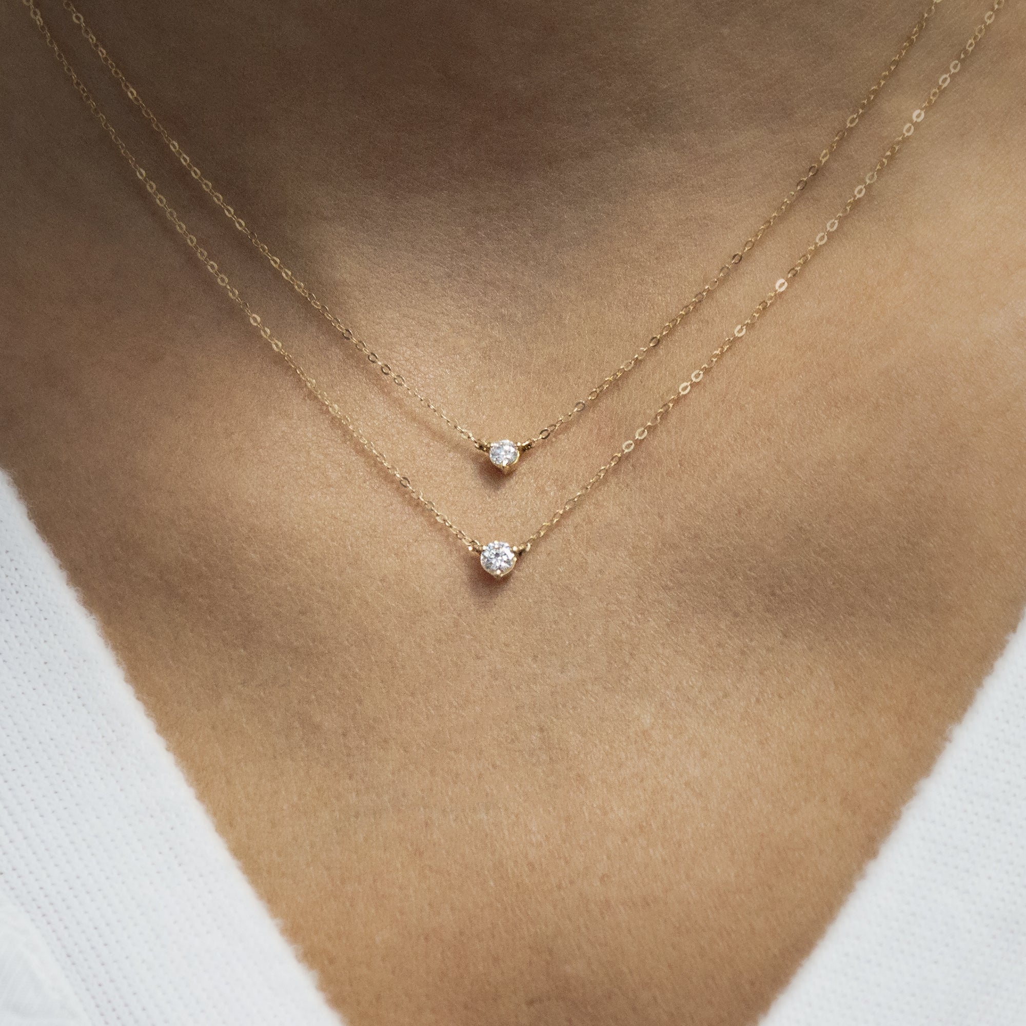 Gargantilla Diamante (3 grapas) - Blanca Jewels